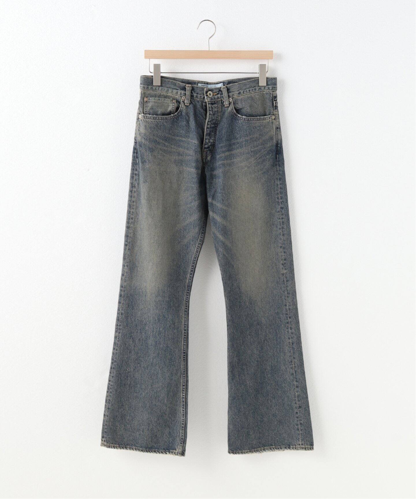 dairiku Bleach Flare Denim のこら Pants デニム 29