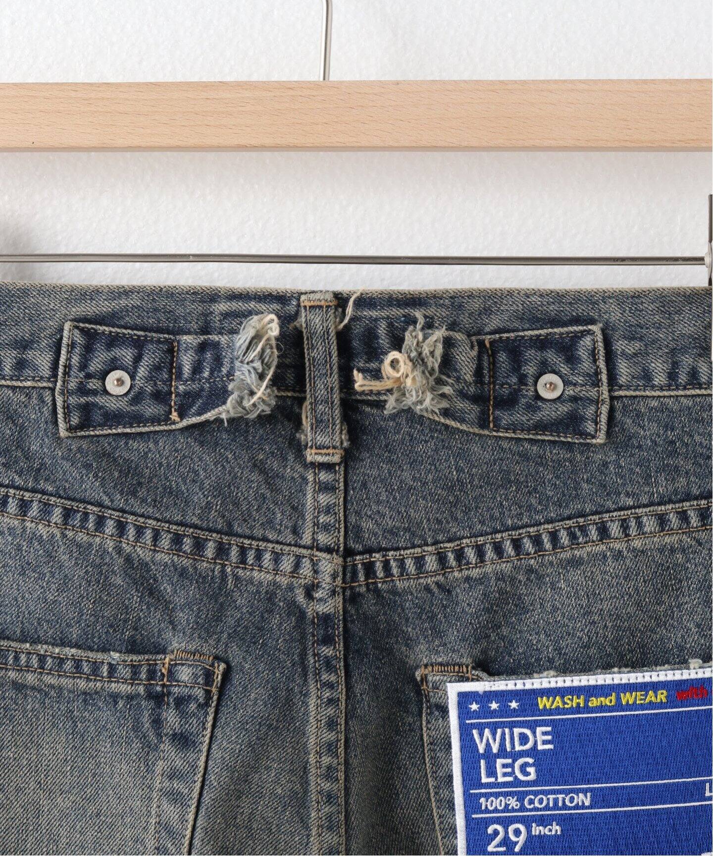 DAIRIKU / ダイリク】Wide Denim Pants（デニムパンツ・ジーンズ  