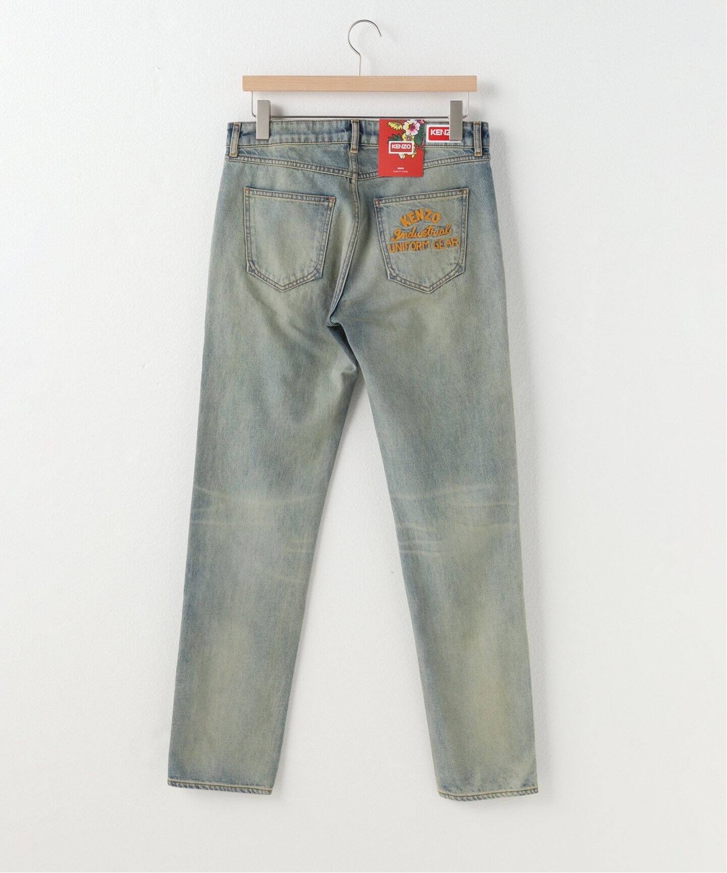 KENZO / ケンゾ―】DRAWN VARSITY BARA SLIM FIT J（デニムパンツ 