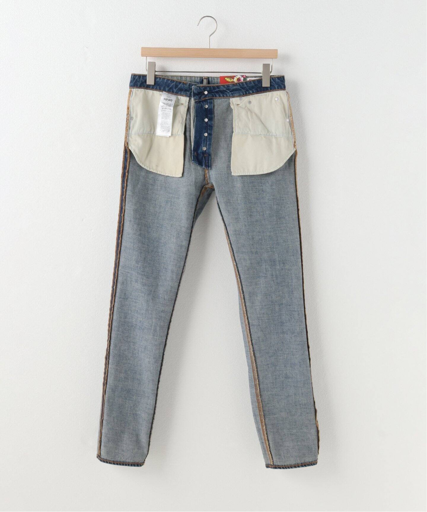 KENZO / ケンゾ―】DRAWN VARSITY BARA SLIM FIT J（デニムパンツ 