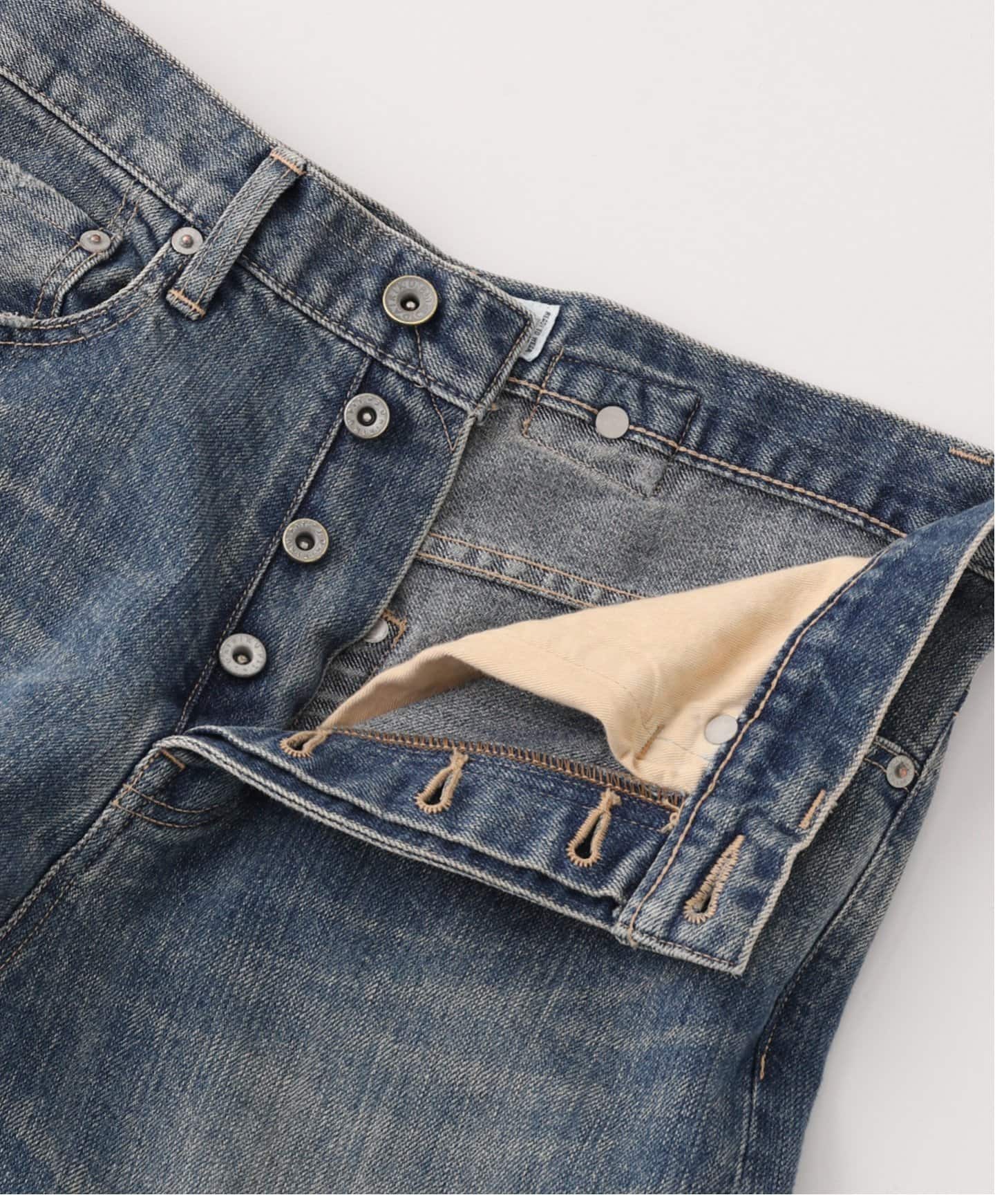 DAIRIKU / ダイリク】Super Long Lame Denim Pants（デニムパンツ