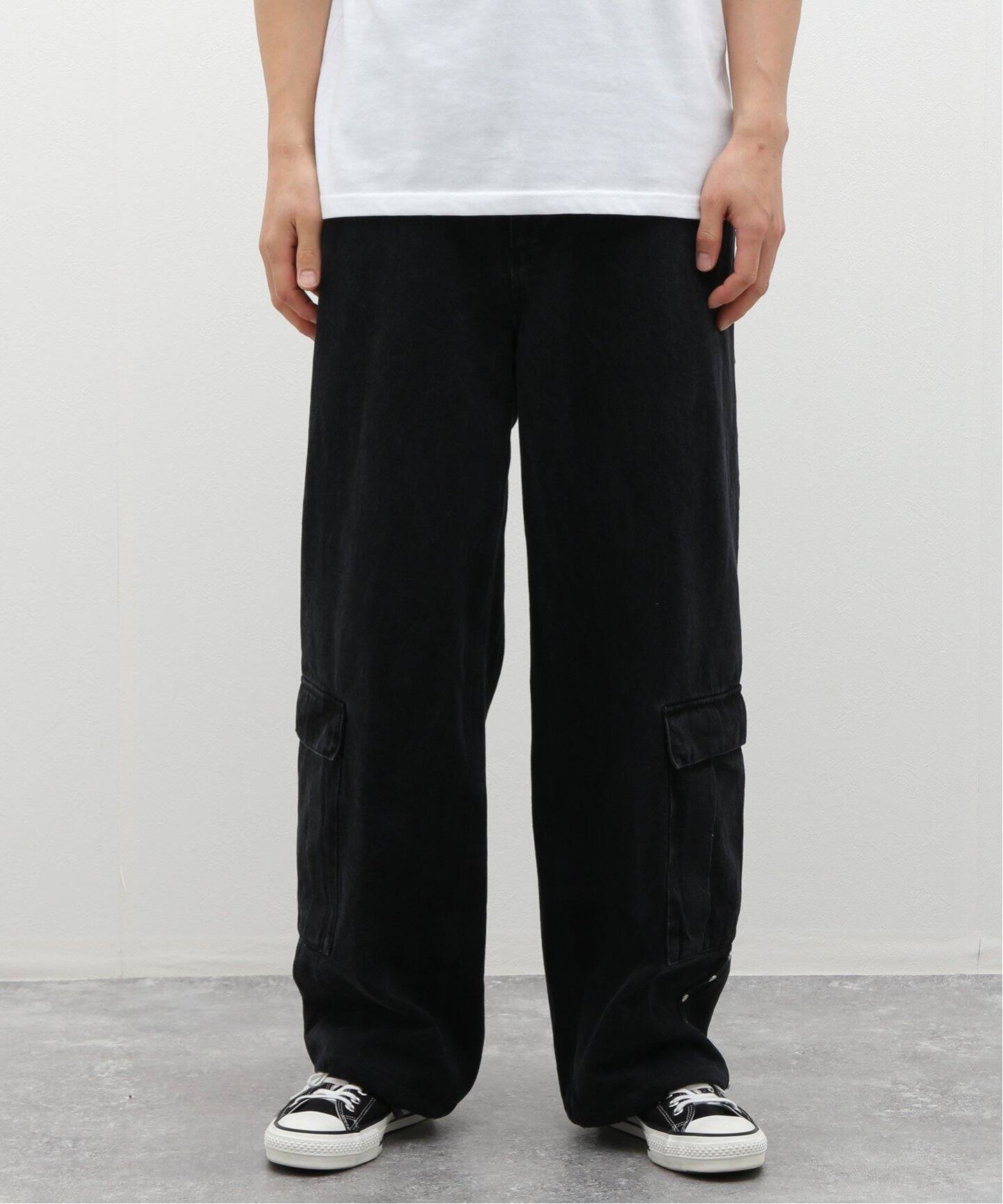 AFB / エーエフビー】STUDDED DENIM CARGO PANTS（デニムパンツ 