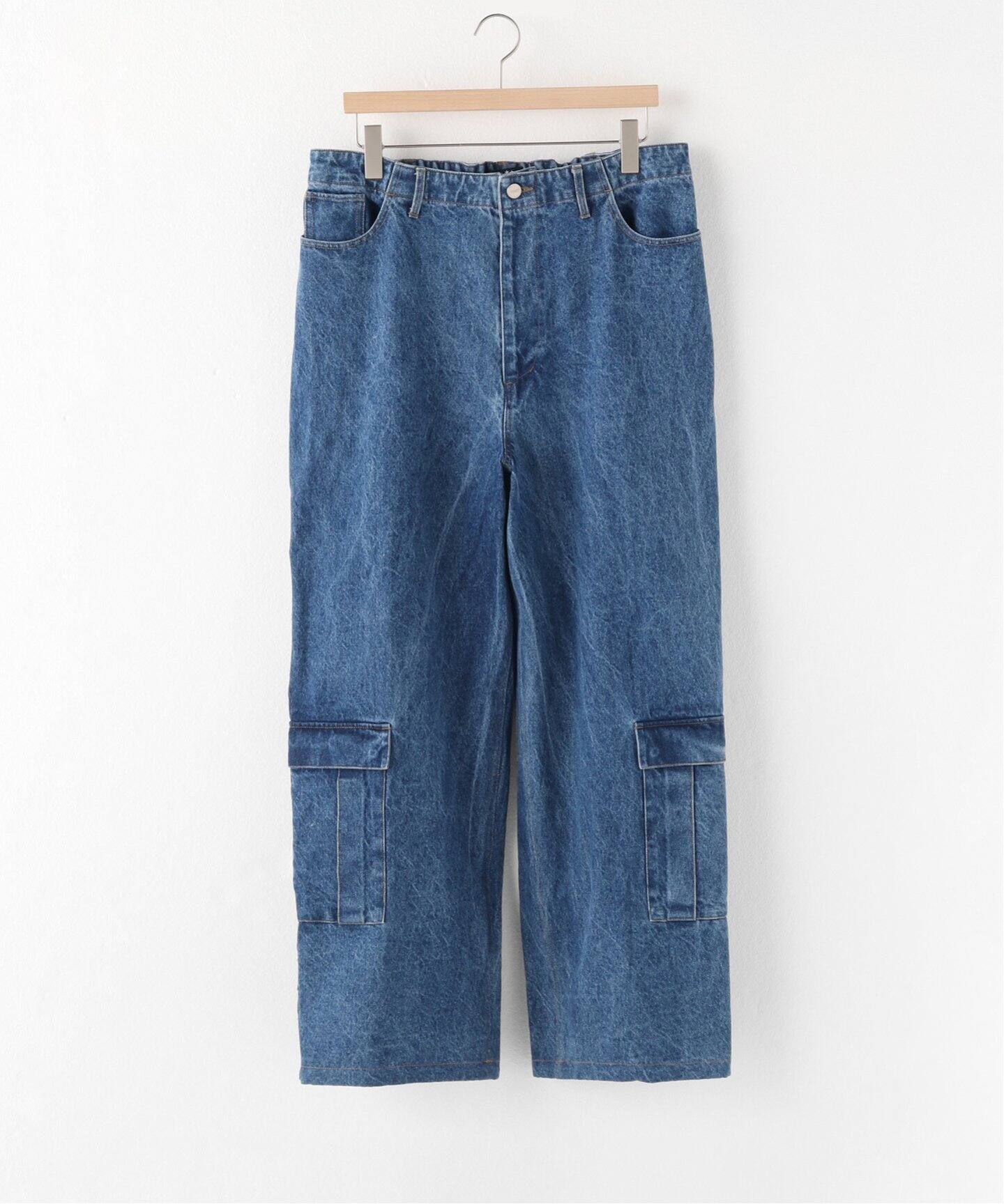 AFB / エーエフビー】STUDDED DENIM CARGO PANTS（デニムパンツ  