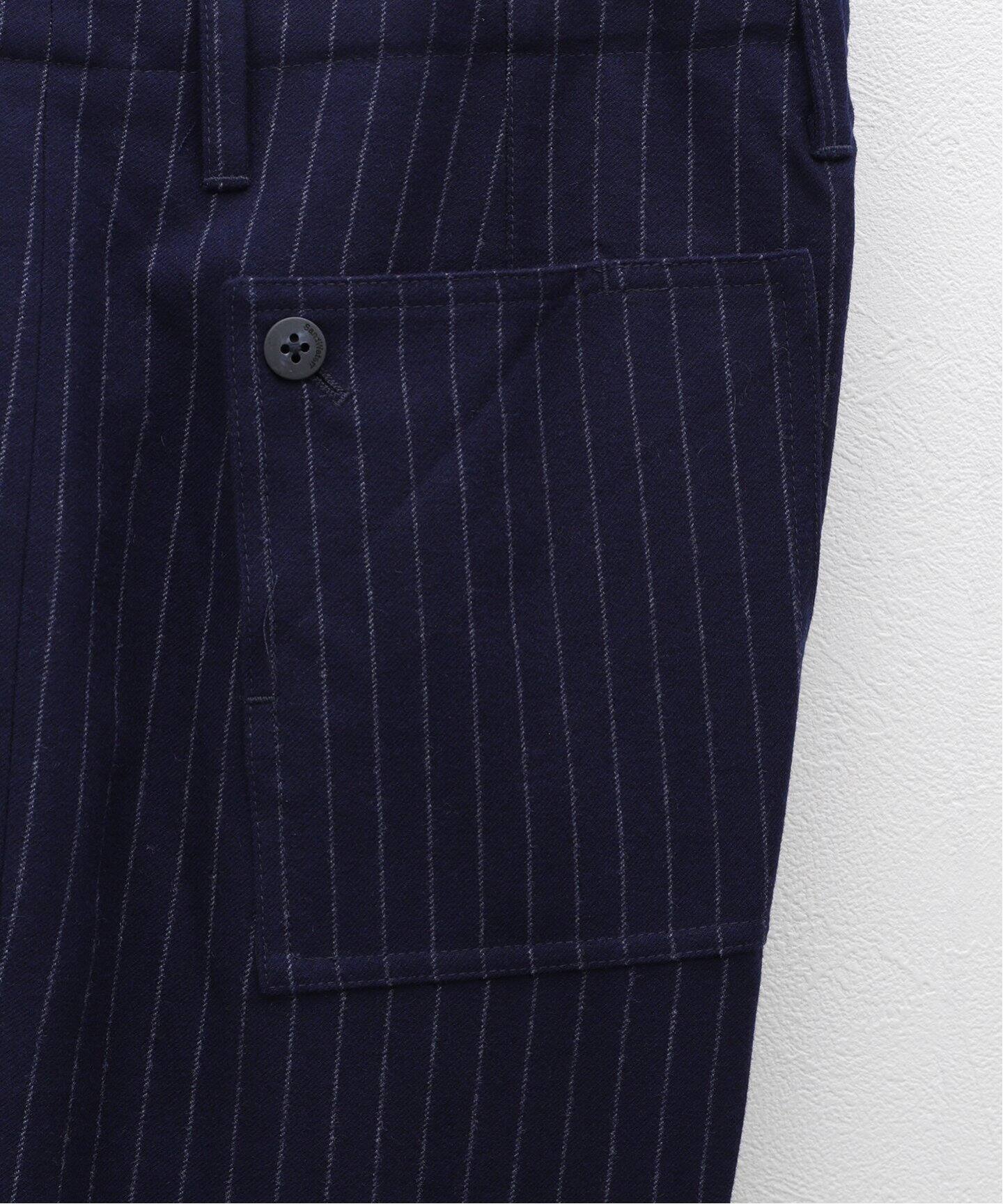 SandWaterr / サンドウォーター】RESEARCHED TUCK SLACKS / T/R