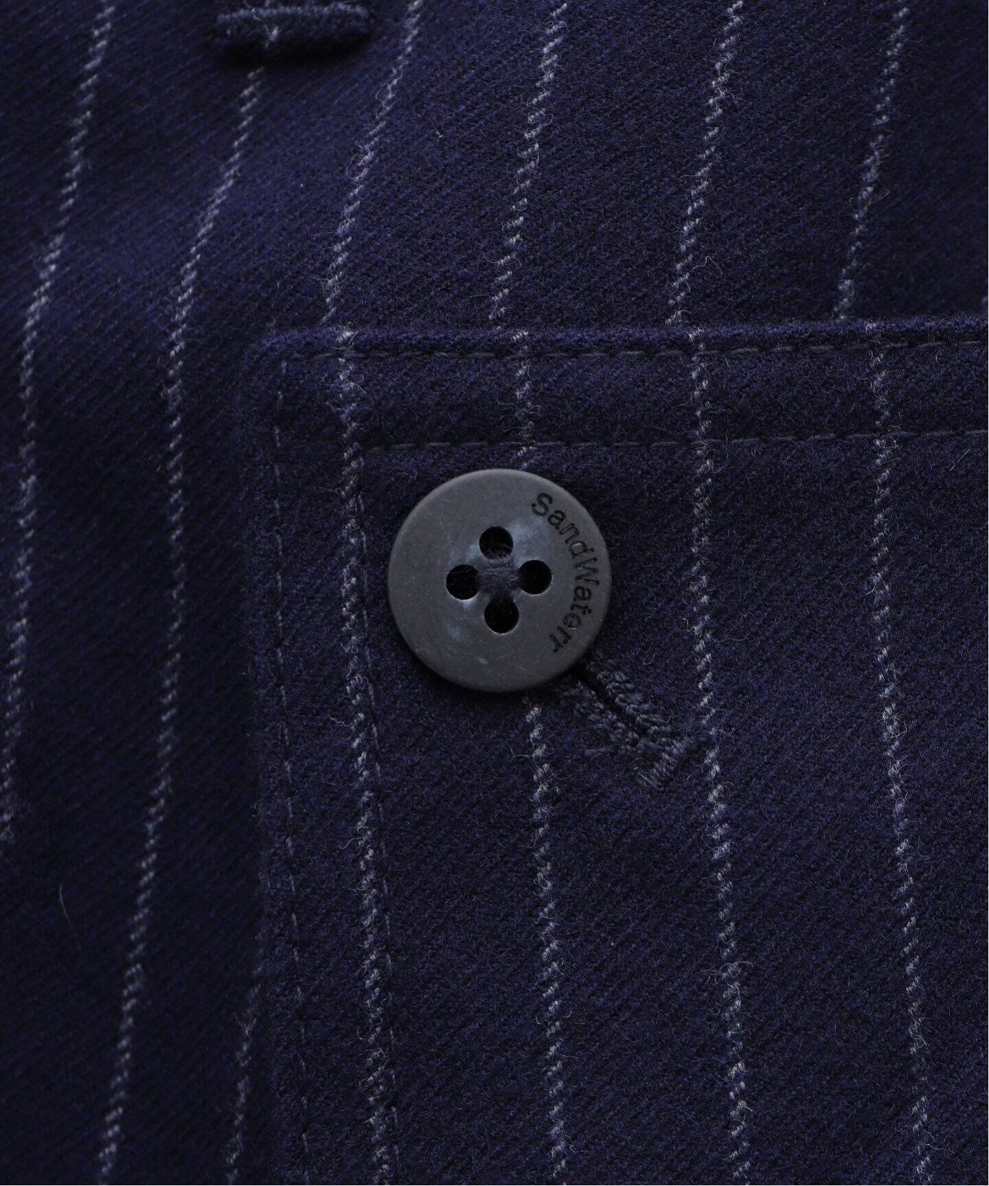 SandWaterr / サンドウォーター】RESEARCHED TUCK SLACKS / T/R