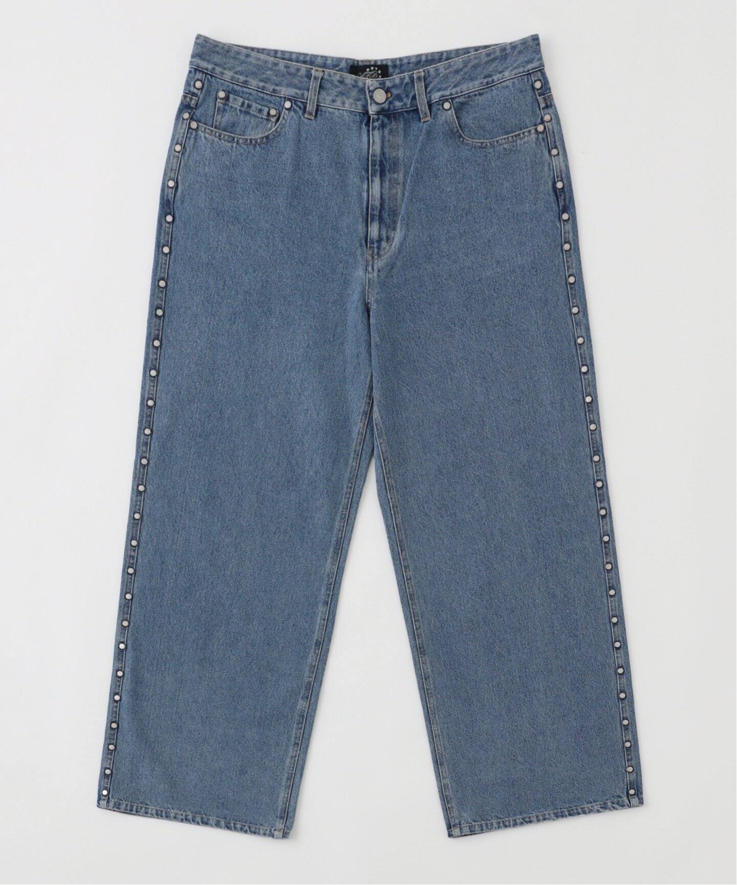 AFB / エーエフビー】SUPER BAGGY STUDDED PANTS（デニムパンツ 