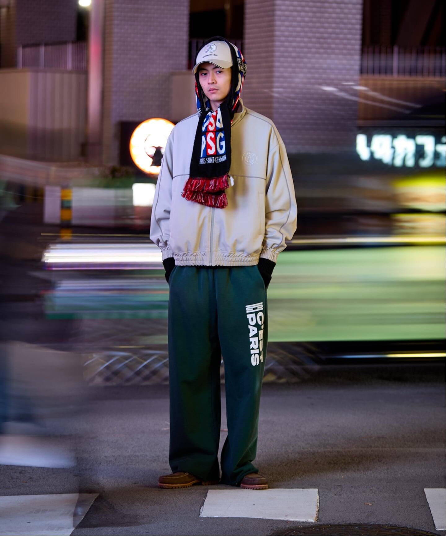 パリ・サンジェルマン スウェットパンツ グリーン Paris Saint-Germain パリサンジェルマン スウェットシャツ
