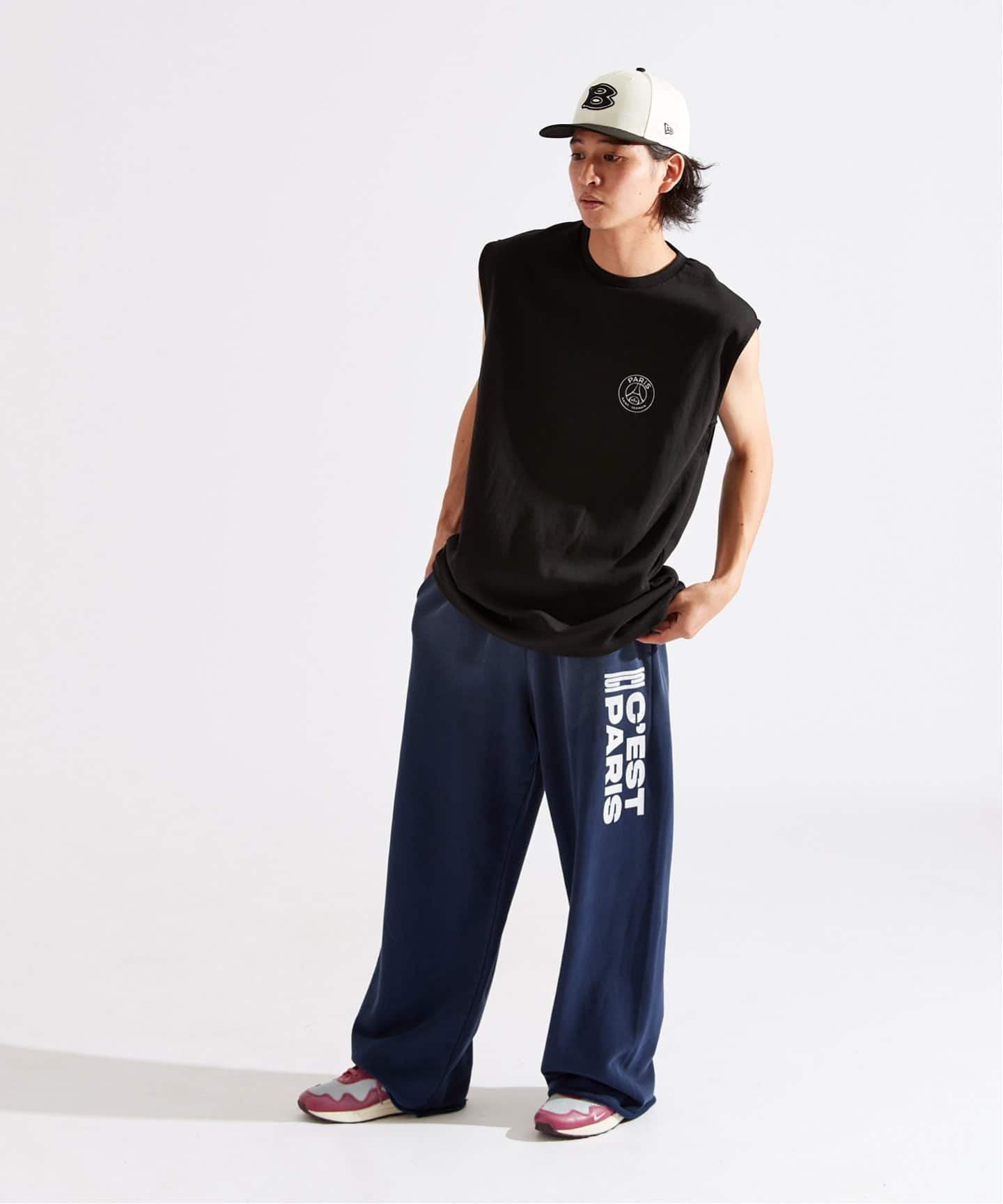 psg パリサンジェルマン　スウェットパンツ パンツ PSG-PRINT LOGO PANTS /パリサンジェルマン ロングパンツ