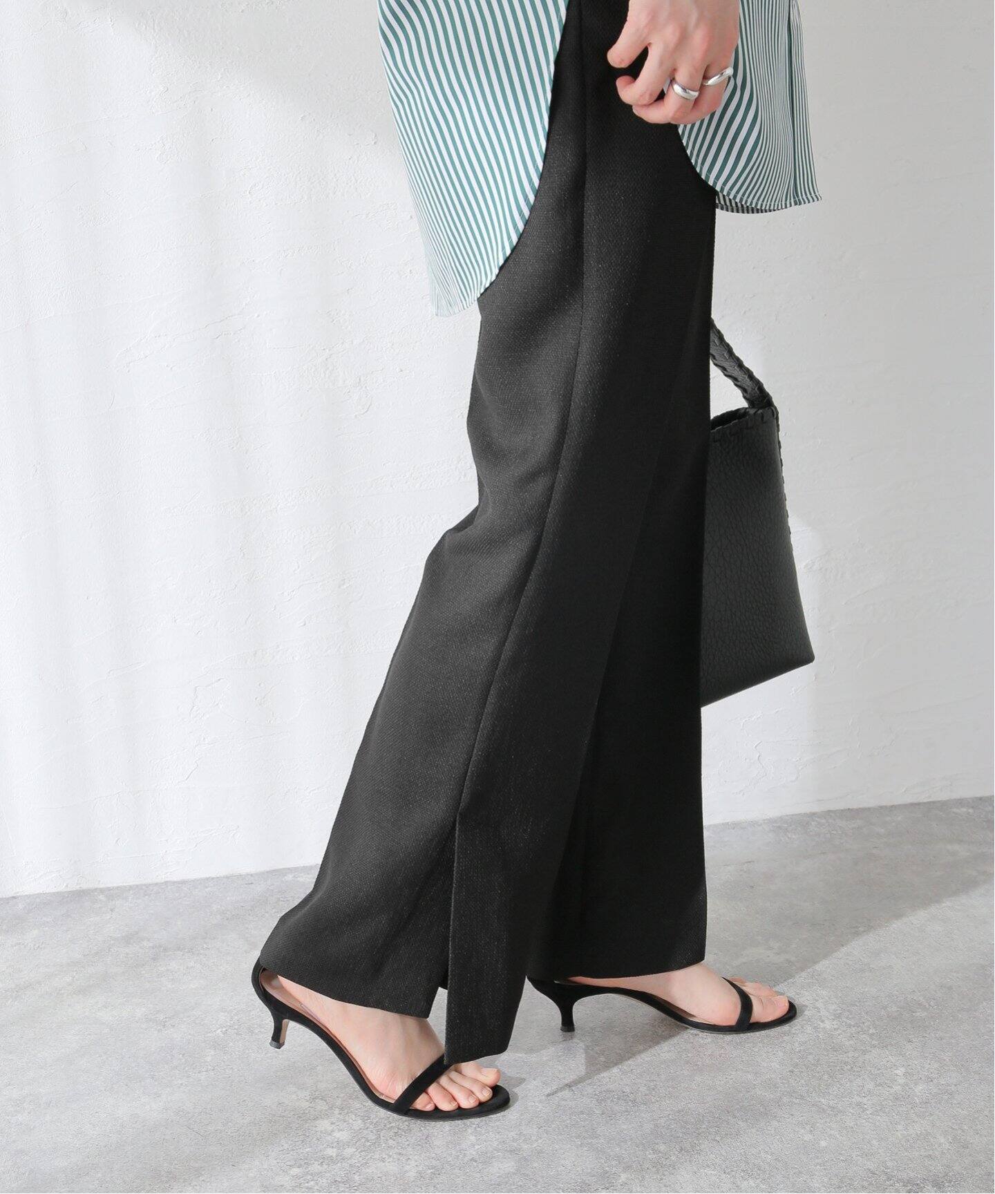 リネンライクオックスフレアパンツ（スラックス）｜JOURNAL STANDARD L 