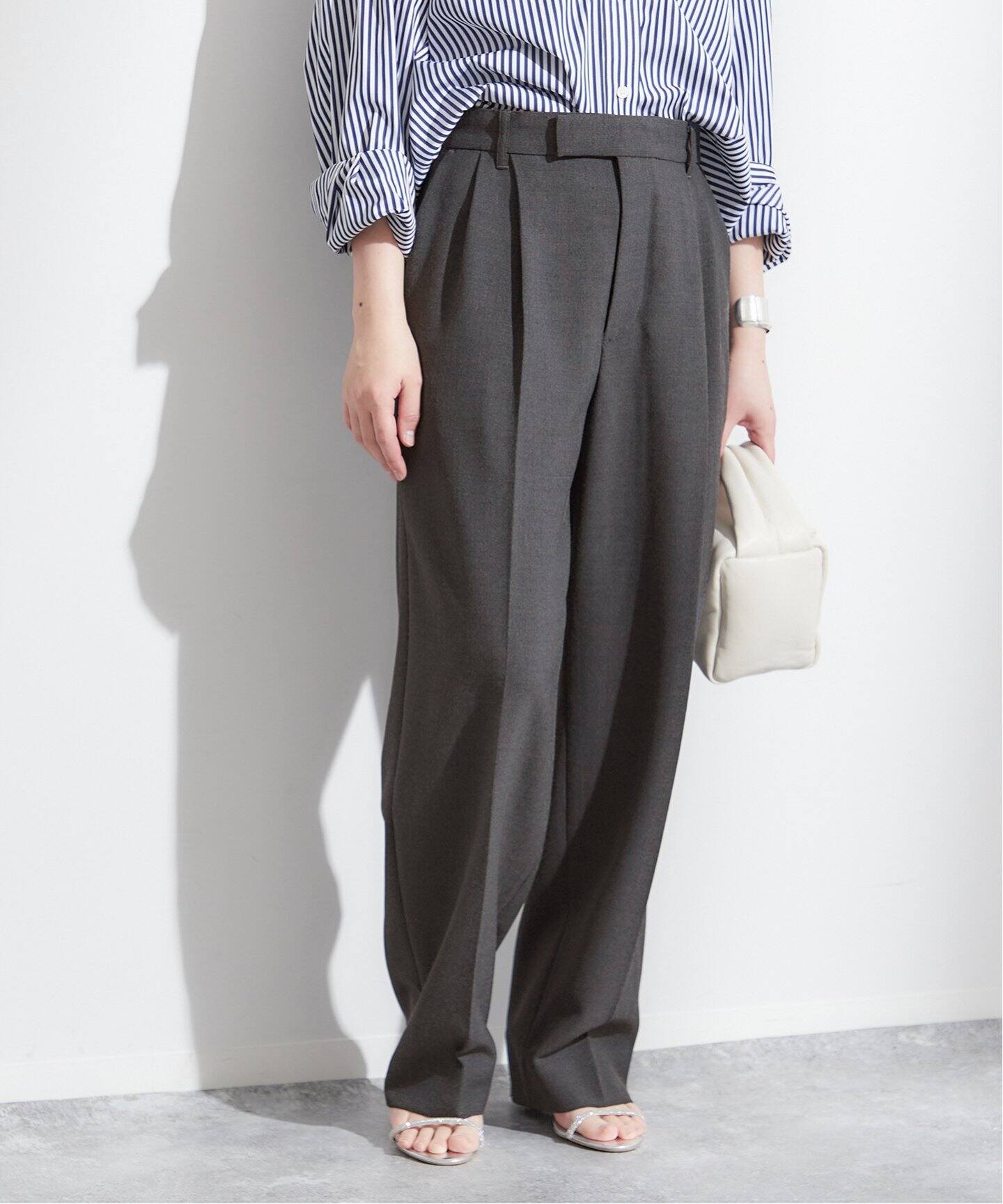 ヴィスポリーノ2タックワイドパンツ（スラックス）｜JOURNAL STANDARD 