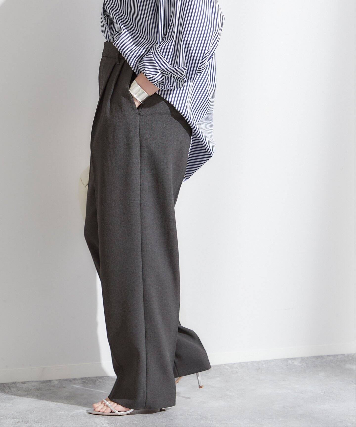 ヴィスポリーノ2タックワイドパンツ（スラックス）｜JOURNAL STANDARD  