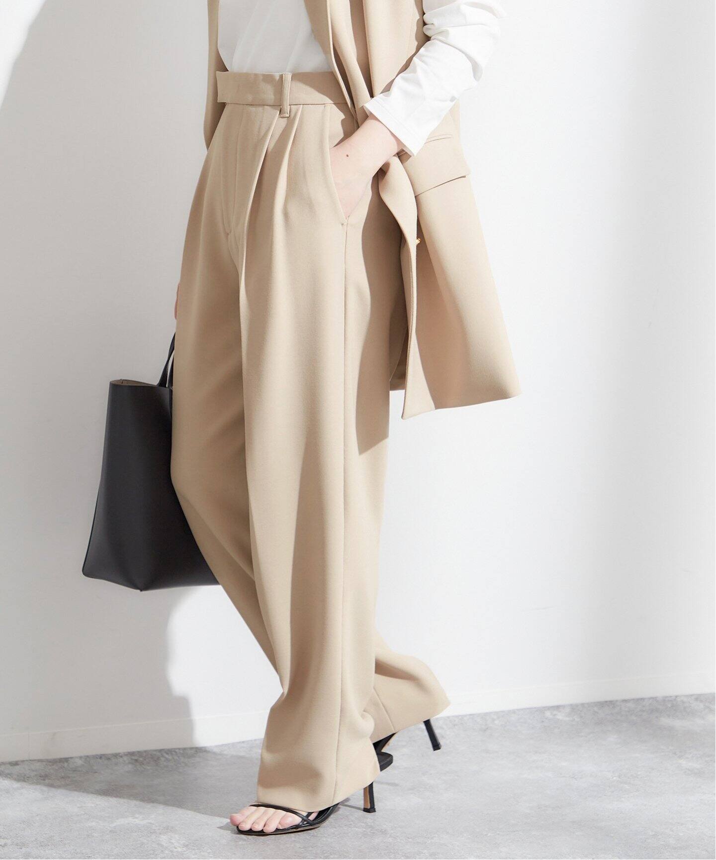 ヴィスポリーノ2タックワイドパンツ（スラックス）｜JOURNAL STANDARD  