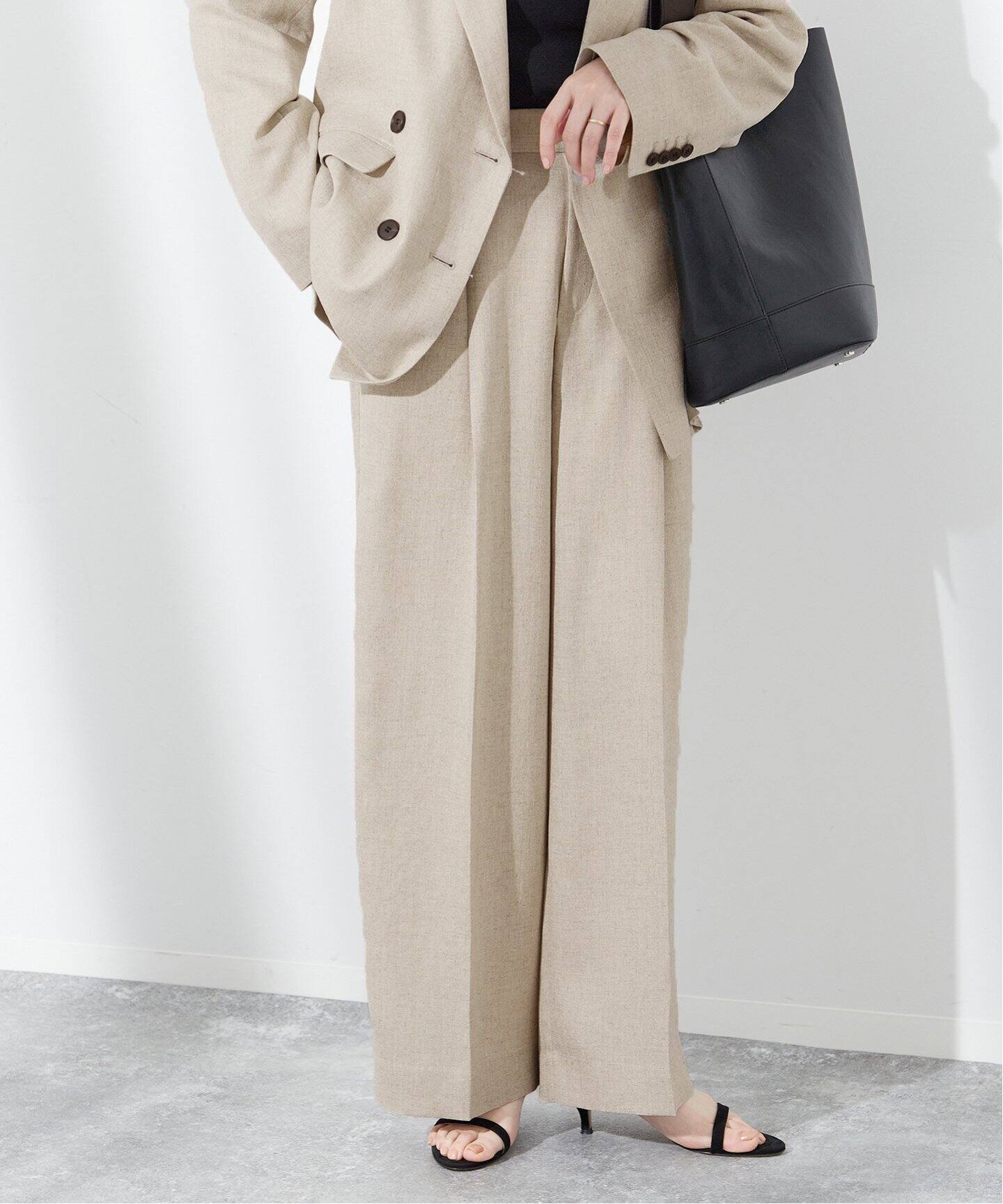 アイアス Pleated Waid-leg パンツ（スラックス）｜JOURNAL  