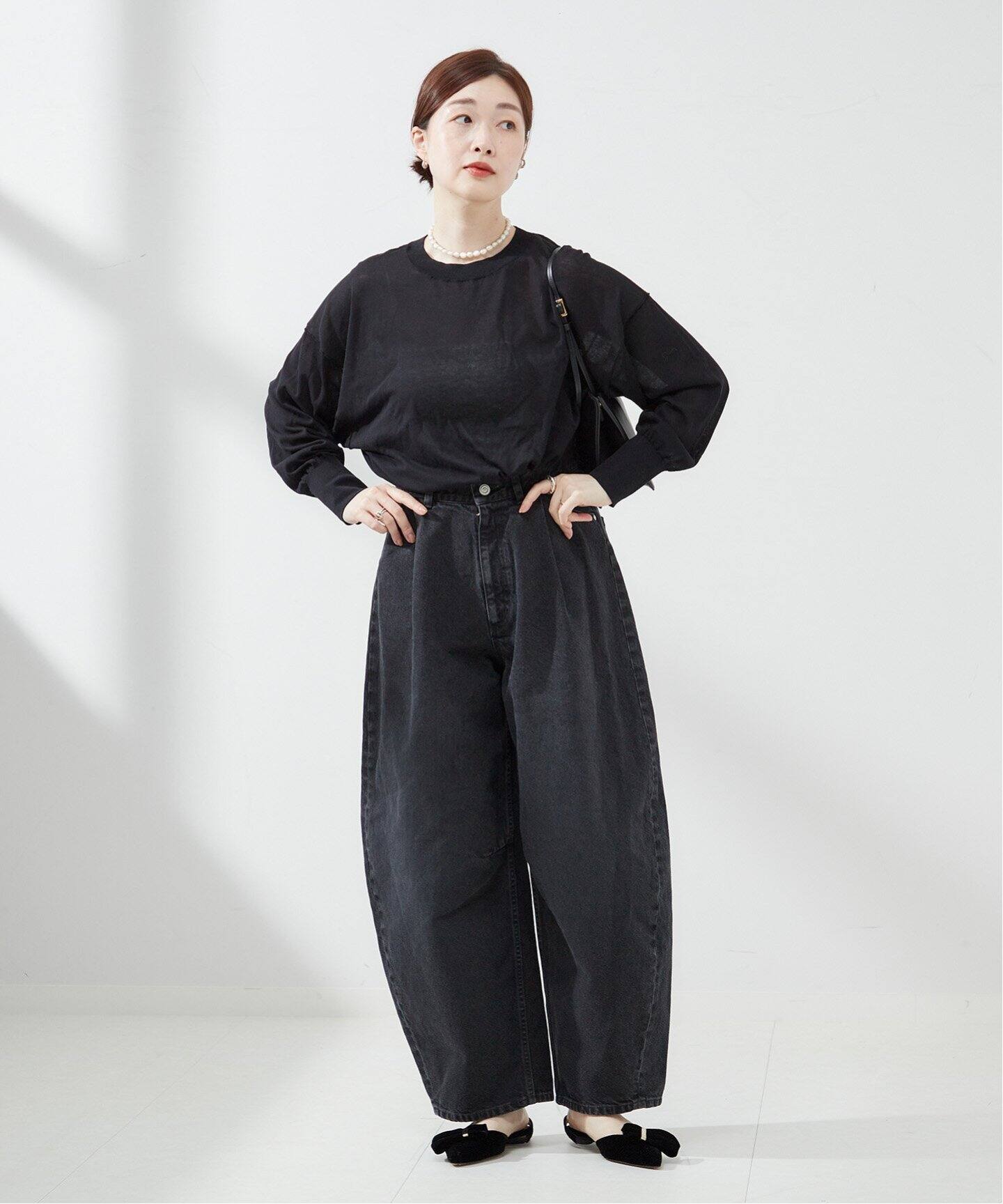 Good price ！ベイクルーズTibi カーブジーンズ ブラック！｜その他