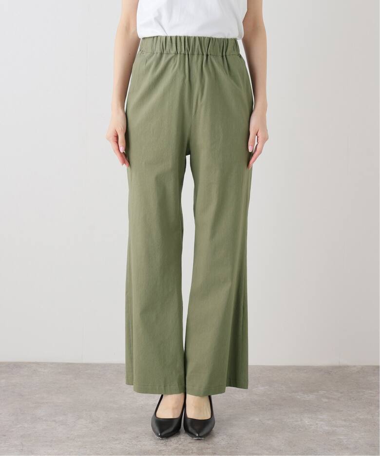 追加2》綿麻イージーフレアパンツ（スラックス）｜JOURNAL STANDARD L  