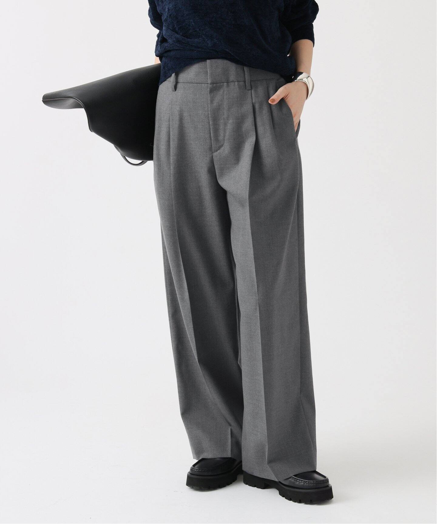 ハイツイストウールワイドパンツ（スラックス）｜JOURNAL STANDARD L 