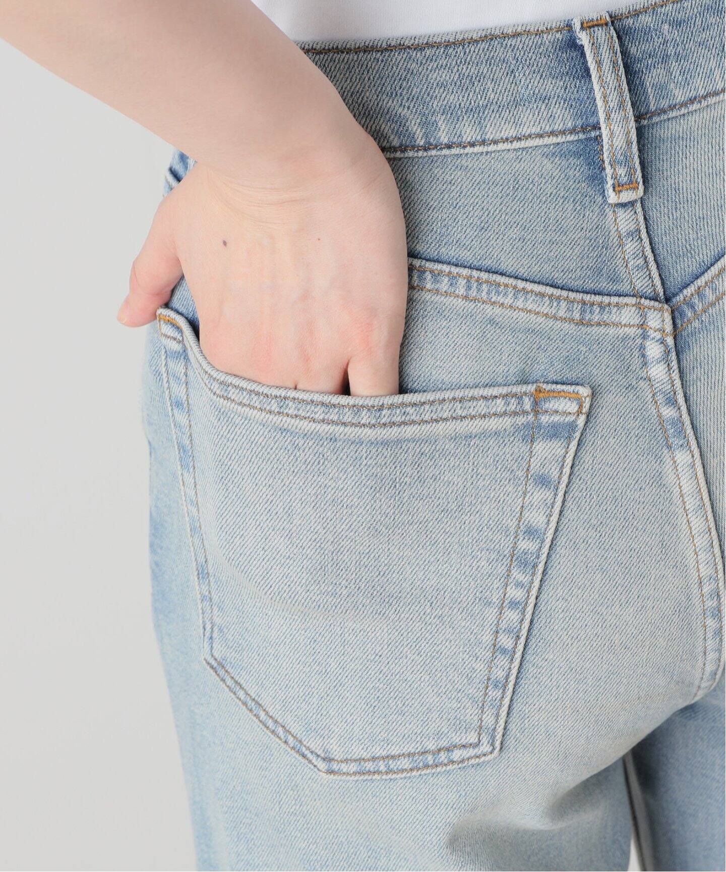 RE/DONE/リダン】HIGH RISE WIDE LEG CROP：デニム（デニムパンツ  