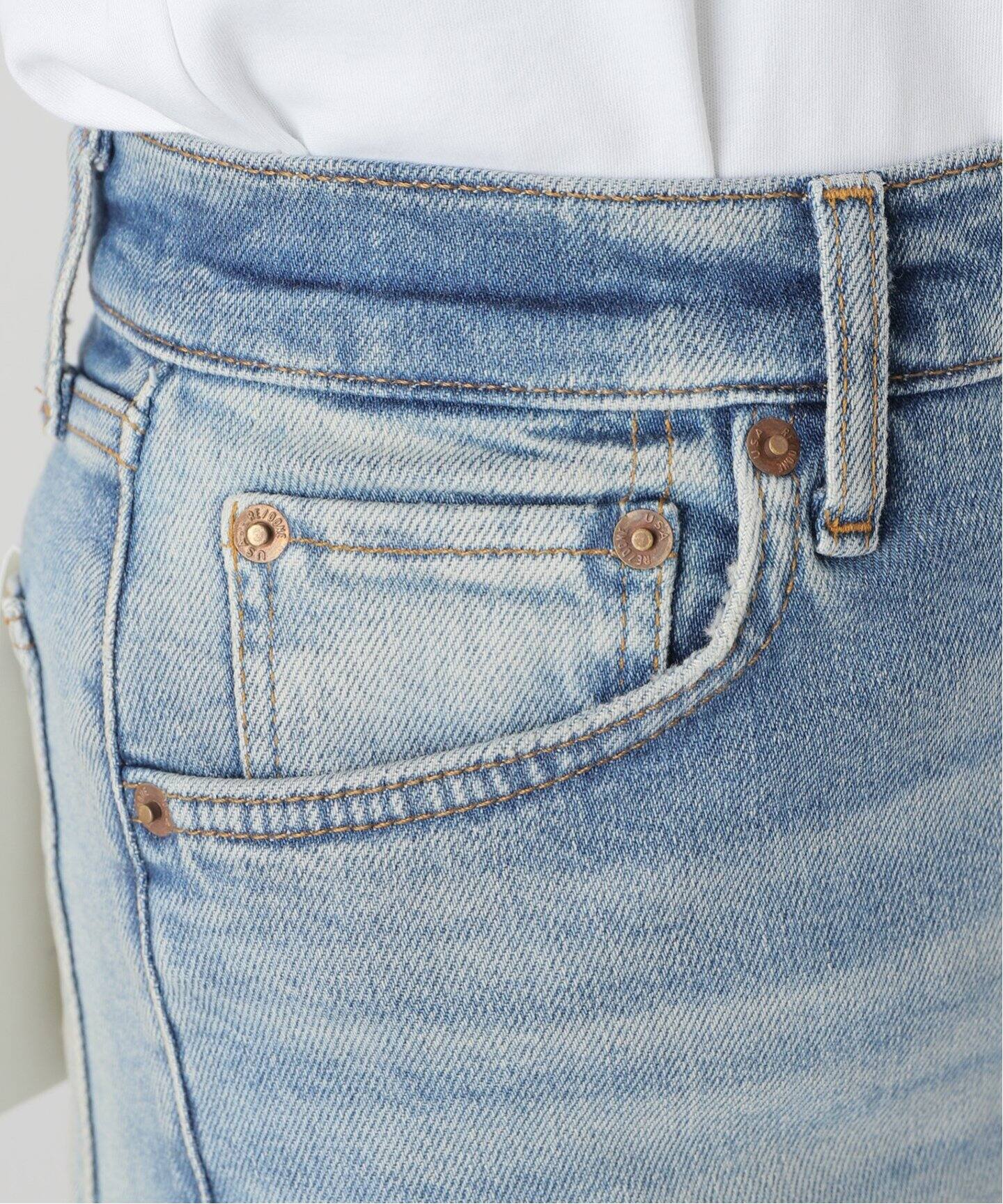 RE/DONE/リダン】HIGH RISE WIDE LEG CROP：デニム（デニムパンツ  