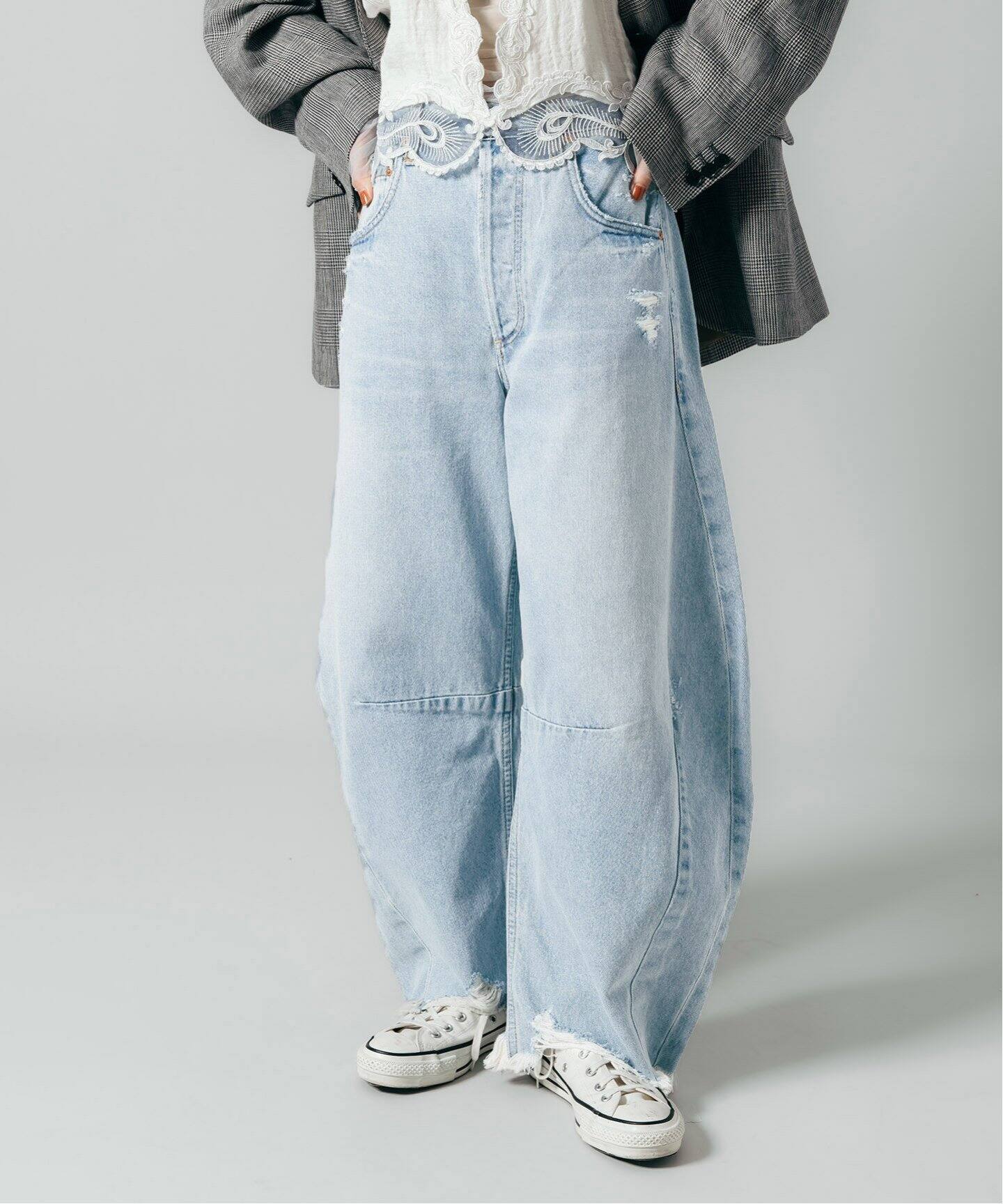 最安値】2024ss MASU にぎにぎし BAGGY JEANS 