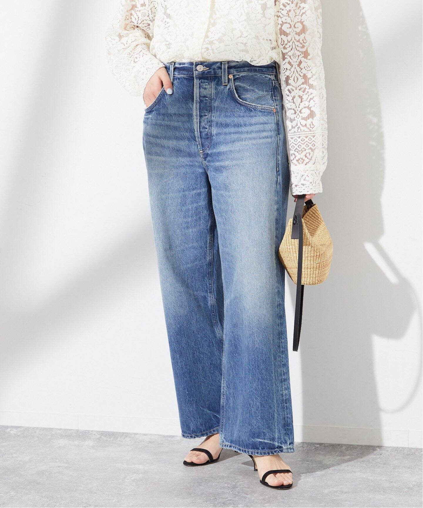 CITIZENS OF HUMANITY】GAUCHO VINTAGE WIDE：デニム（デニムパンツ 