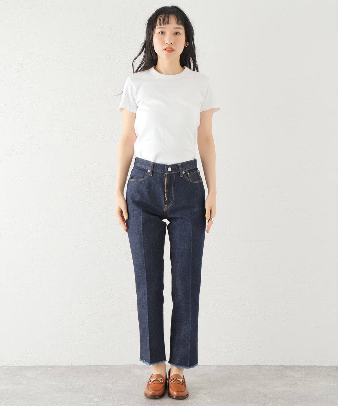 JANE SMITH/ジェーンスミス】13.4OZ ORGANIC COTTON 5POCKET：デニム 
