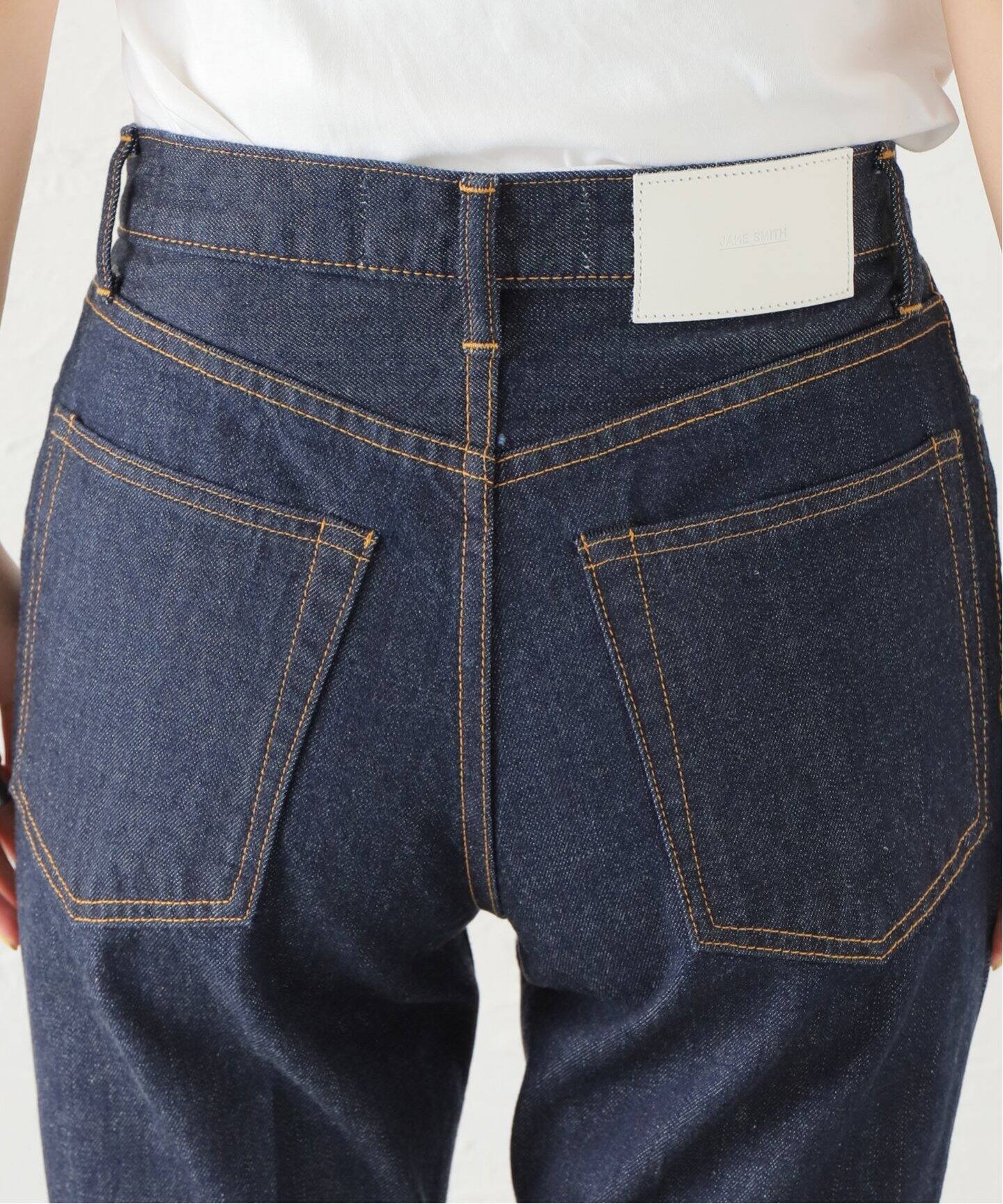 JANE SMITH/ジェーンスミス】13.4OZ ORGANIC COTTON 5POCKET：デニム 