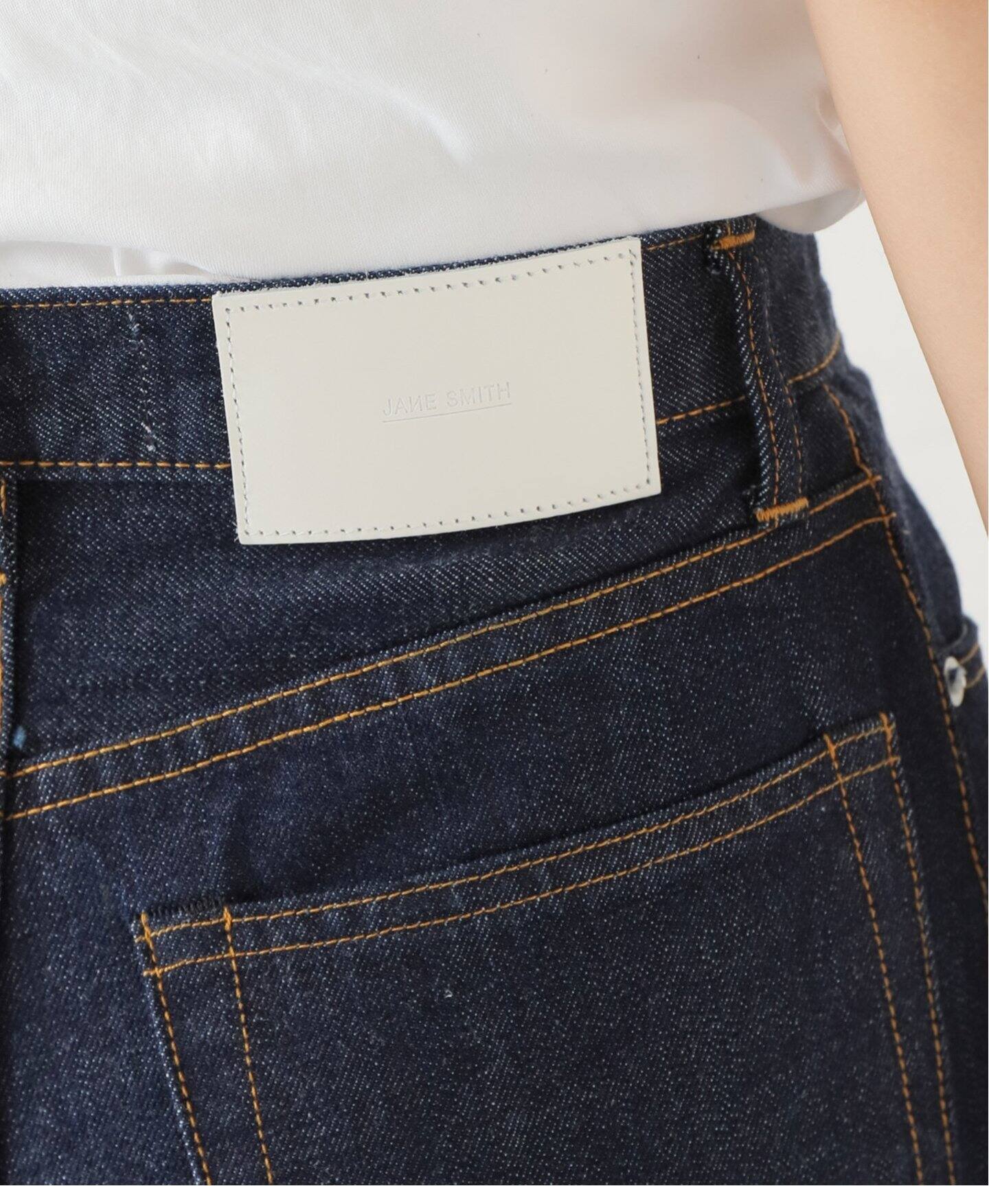 JANE SMITH/ジェーンスミス】13.4OZ ORGANIC COTTON 5POCKET：デニム 