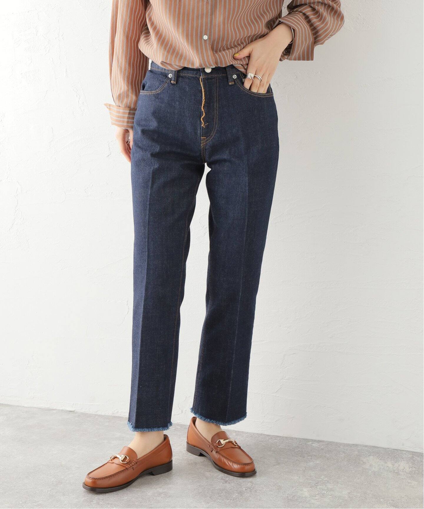 JANE SMITH/ジェーンスミス】13.4OZ ORGANIC COTTON 5POCKET：デニム 