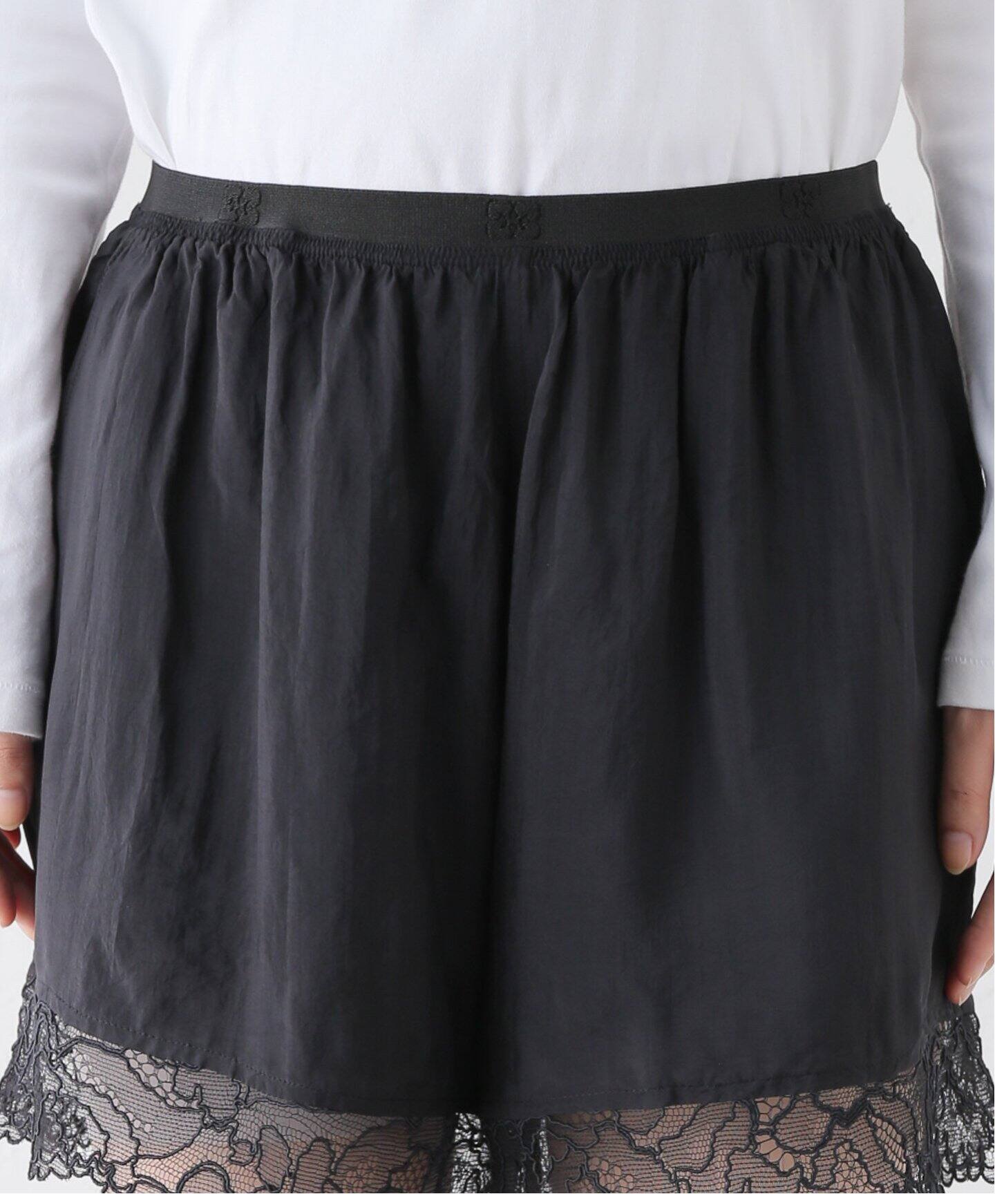 GANNI/ガニー】Viscose Habotai Elasticated Shorts：ショート  