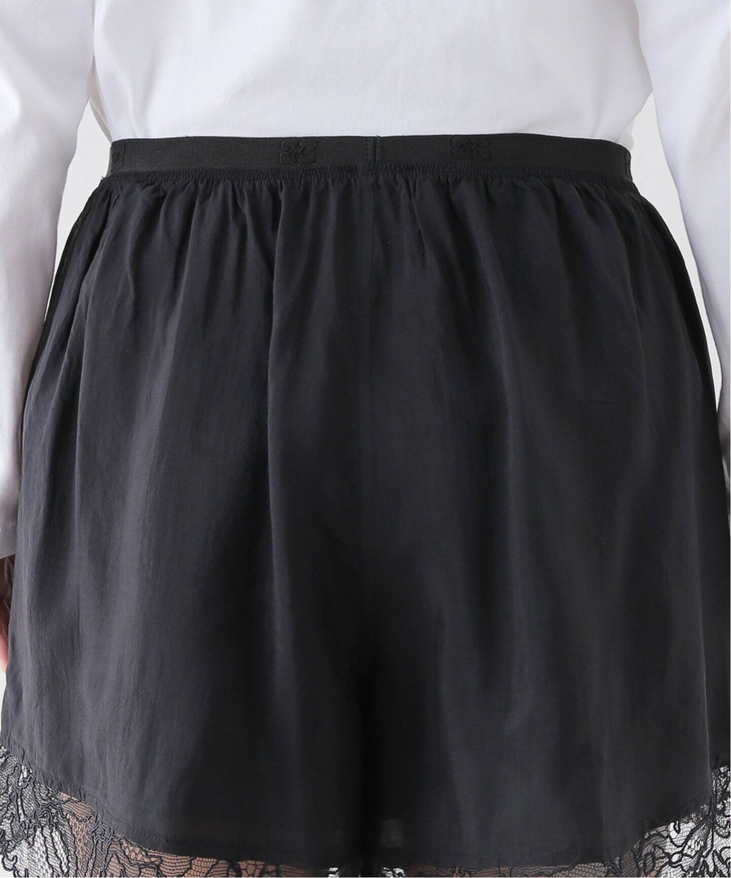 GANNI/ガニー】Viscose Habotai Elasticated Shorts：ショートパンツ 