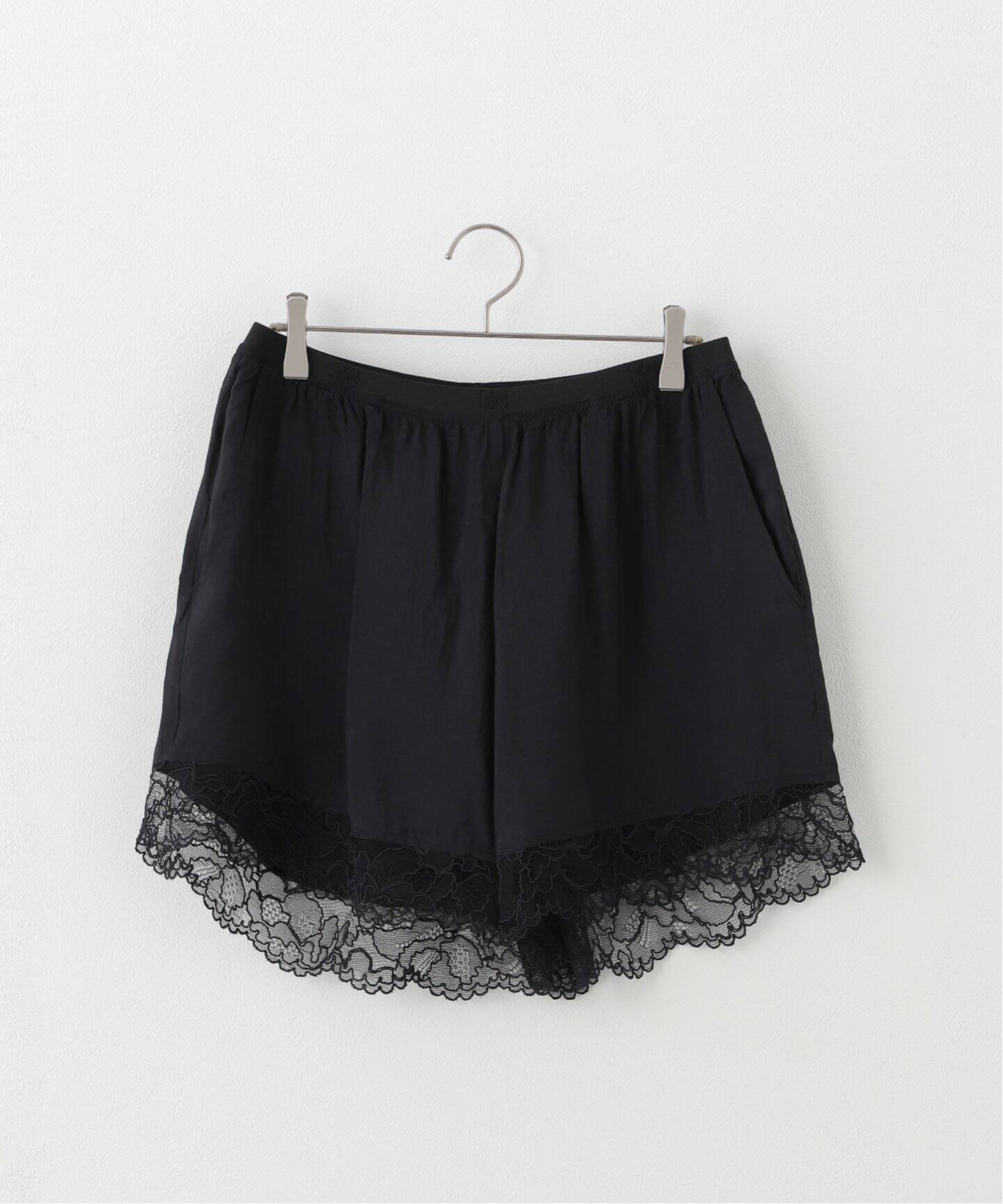 GANNI/ガニー】Viscose Habotai Elasticated Shorts：ショートパンツ  