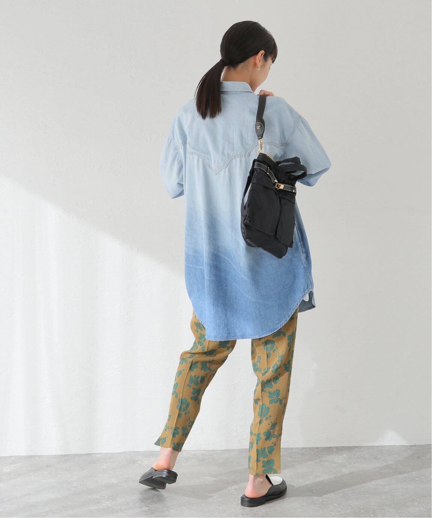 TOGA PULLA/トーガプルラ】Flower jacquard pants：パンツ（その他  