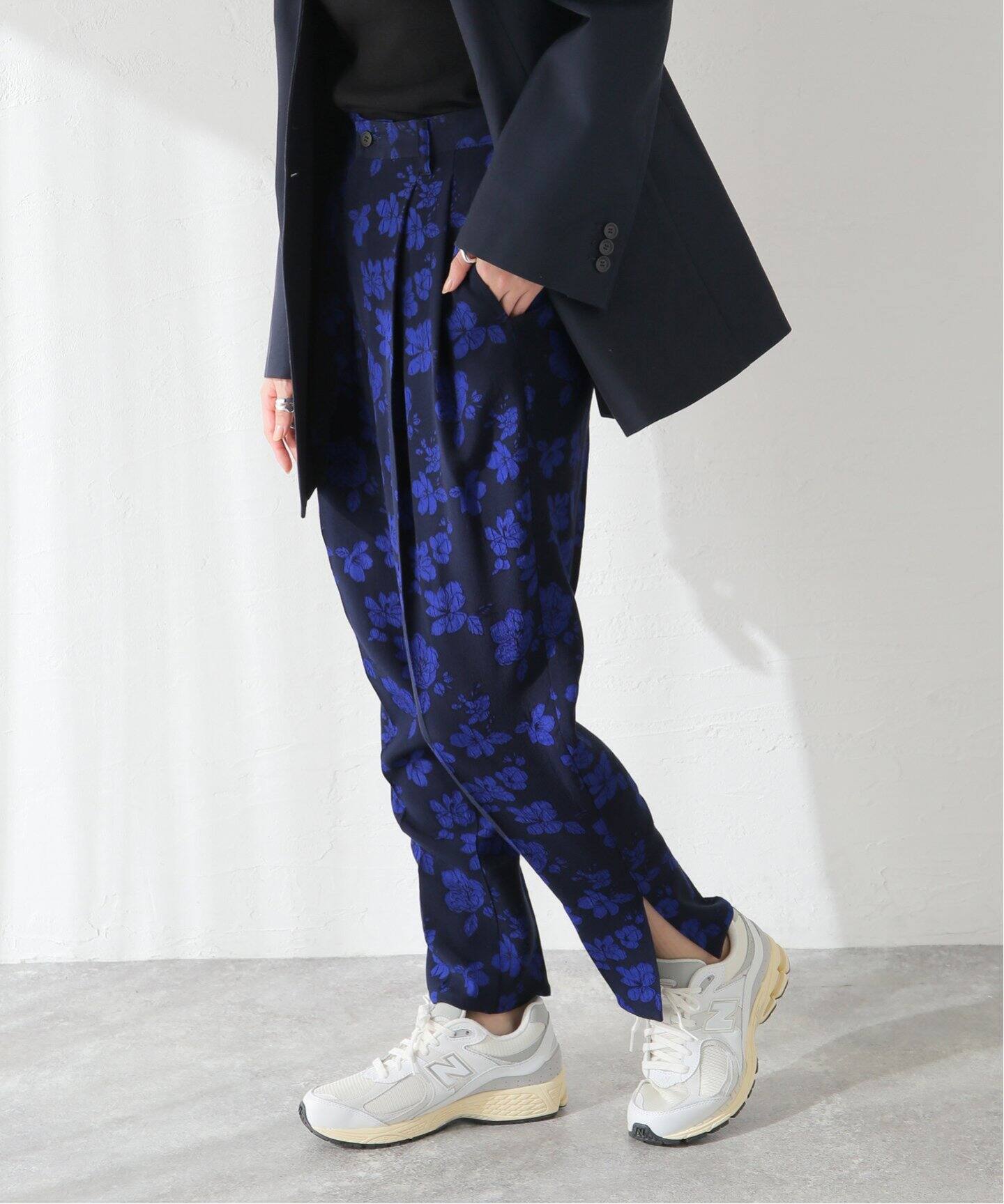 TOGA PULLA/トーガプルラ】Flower jacquard pants：パンツ（その他  