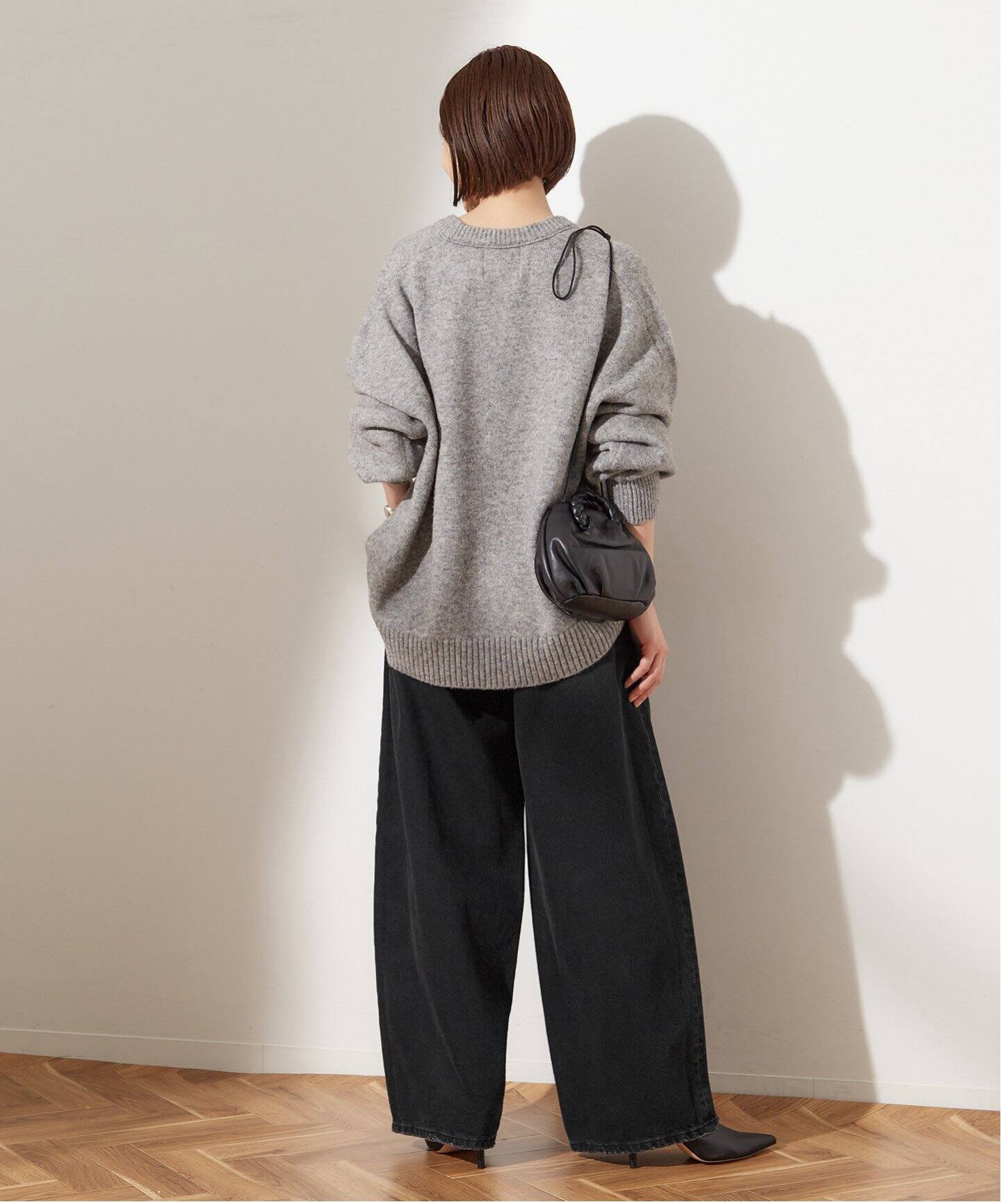 追加3》【HAIKURE/ハイクル】BETHANY MID BLACK asian fit：デニム 