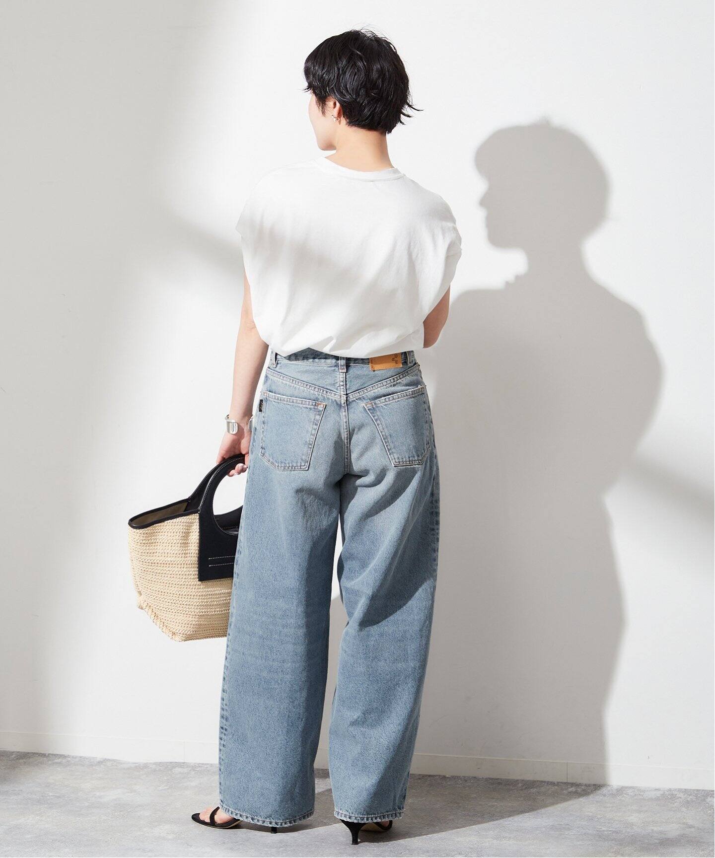 追加2》【HAIKURE/ハイクル】BETHANY BRIGHT BLUE asian fit：デニム 