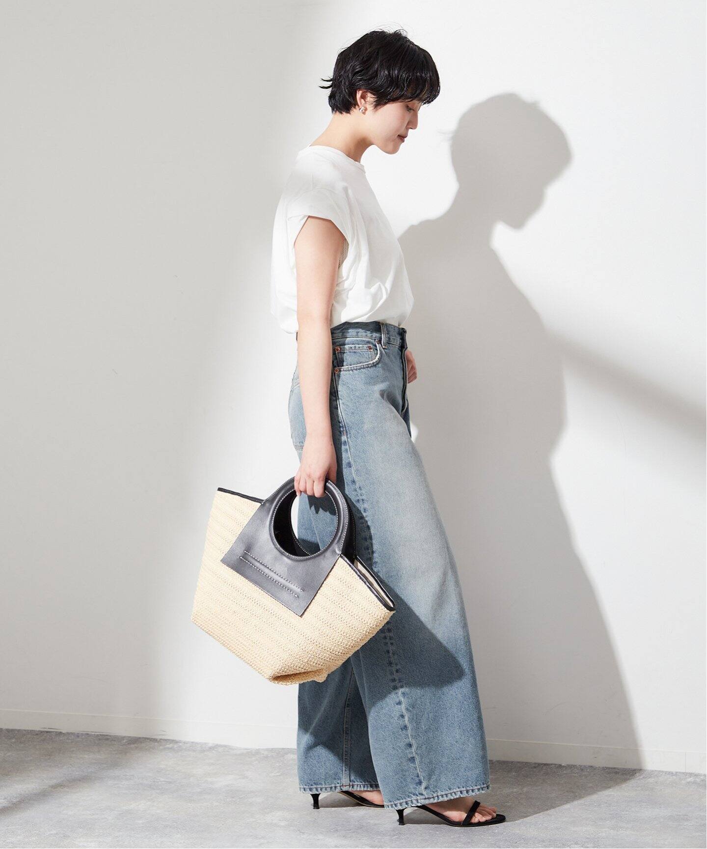 追加2》【HAIKURE/ハイクル】BETHANY BRIGHT BLUE asian fit：デニム 