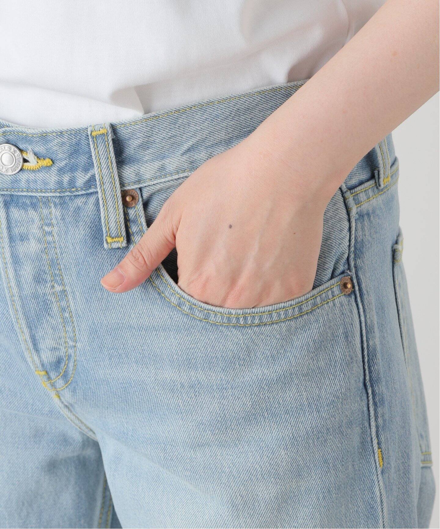 RE/DONE/リダン】MID RISE WIDE LEG：デニム（デニムパンツ・ジーンズ  