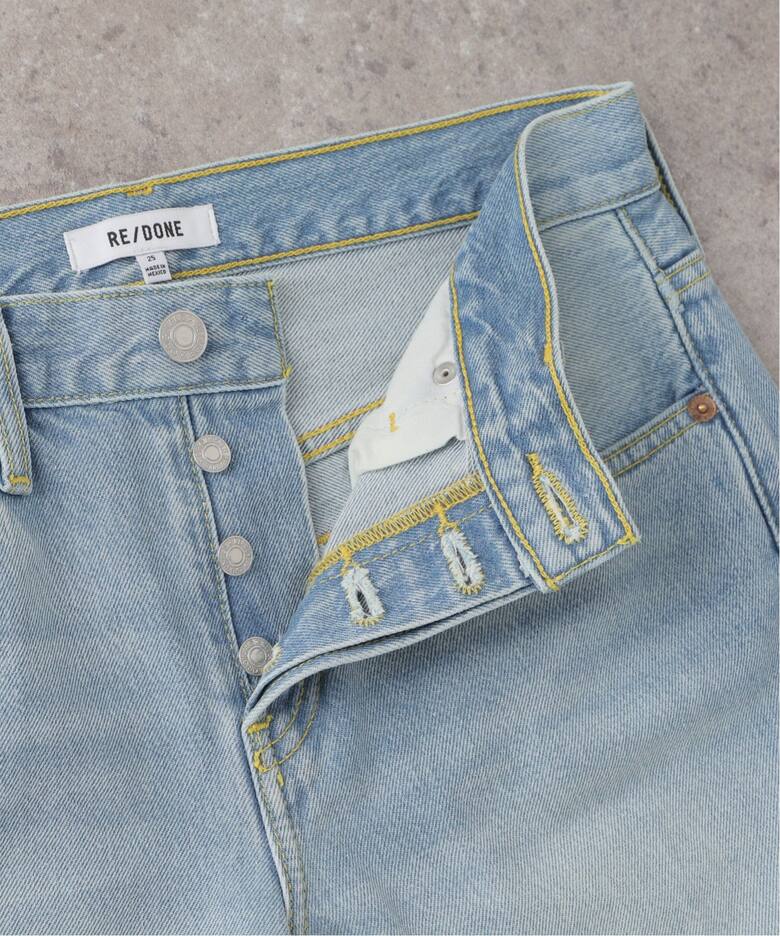RE/DONE/リダン】MID RISE WIDE LEG：デニム（デニムパンツ・ジーンズ 