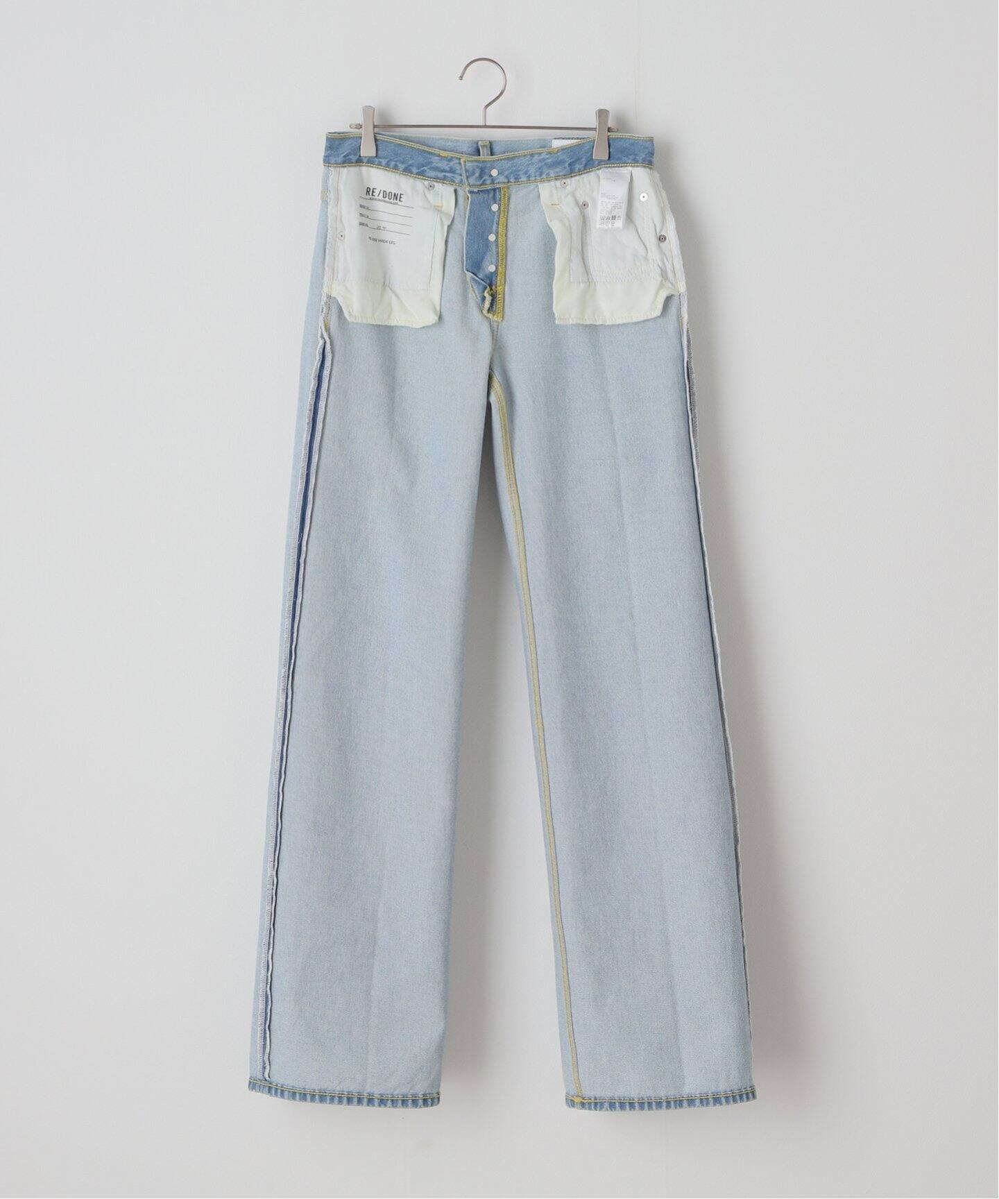 RE/DONE/リダン】MID RISE WIDE LEG：デニム（デニムパンツ・ジーンズ  