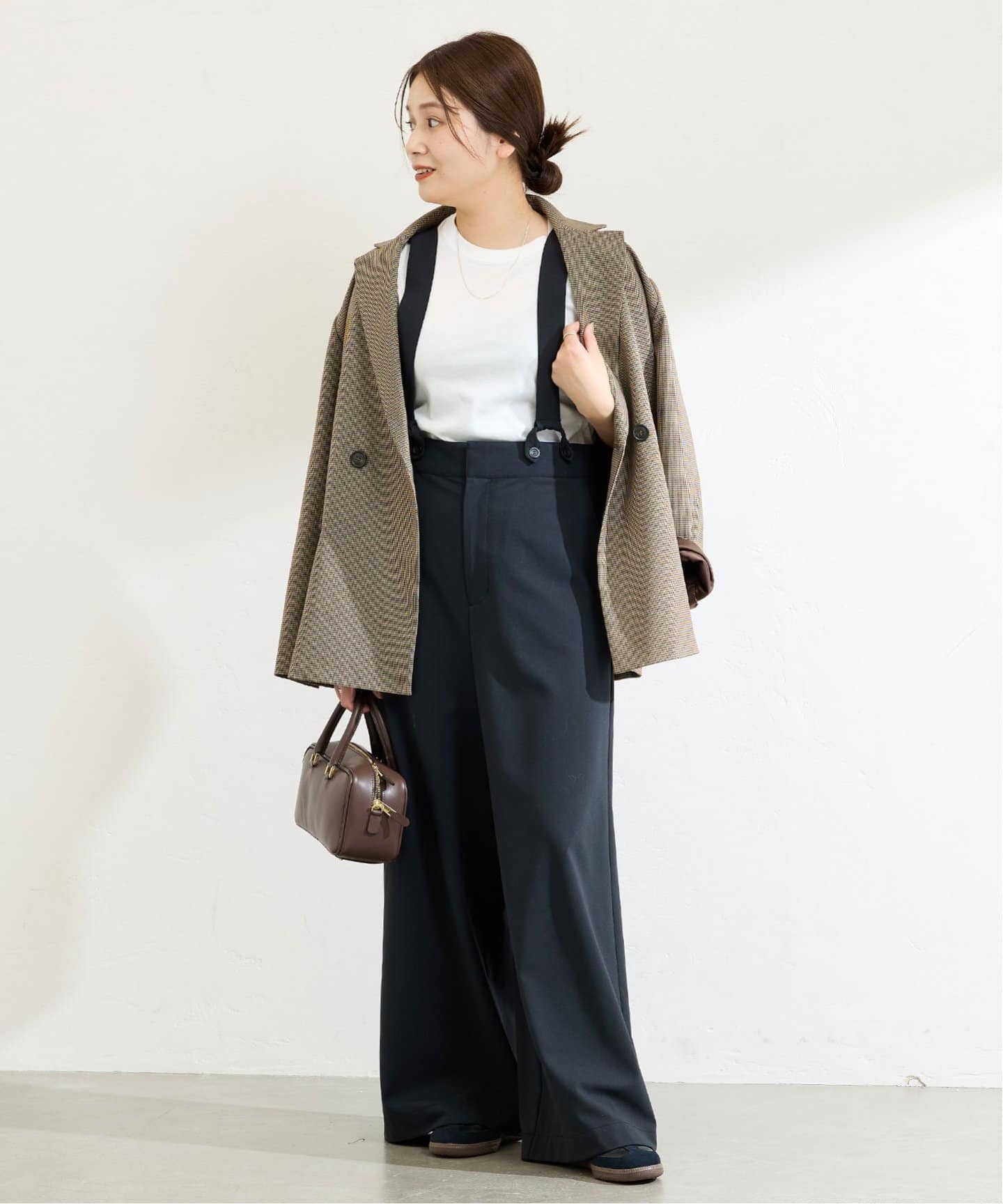【新品】※裾上げ済　JOURNAL STANDARD トロサスペンダーパンツ 新品】※裾上げ済 JOURNAL STANDARD トロサスペンダーパンツ