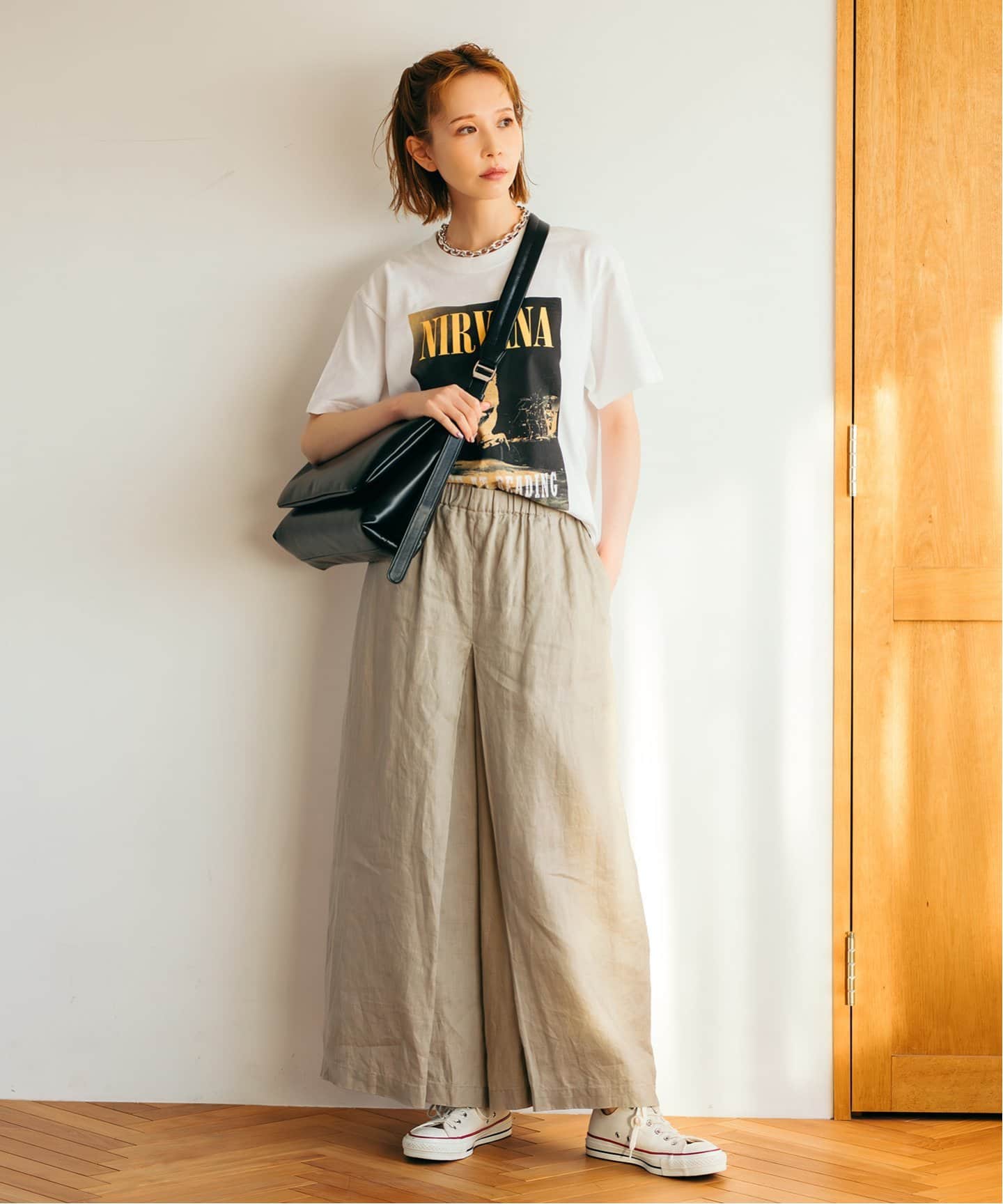 WEB限定追加3》リネン タックキュロット（その他パンツ）｜JOURNAL