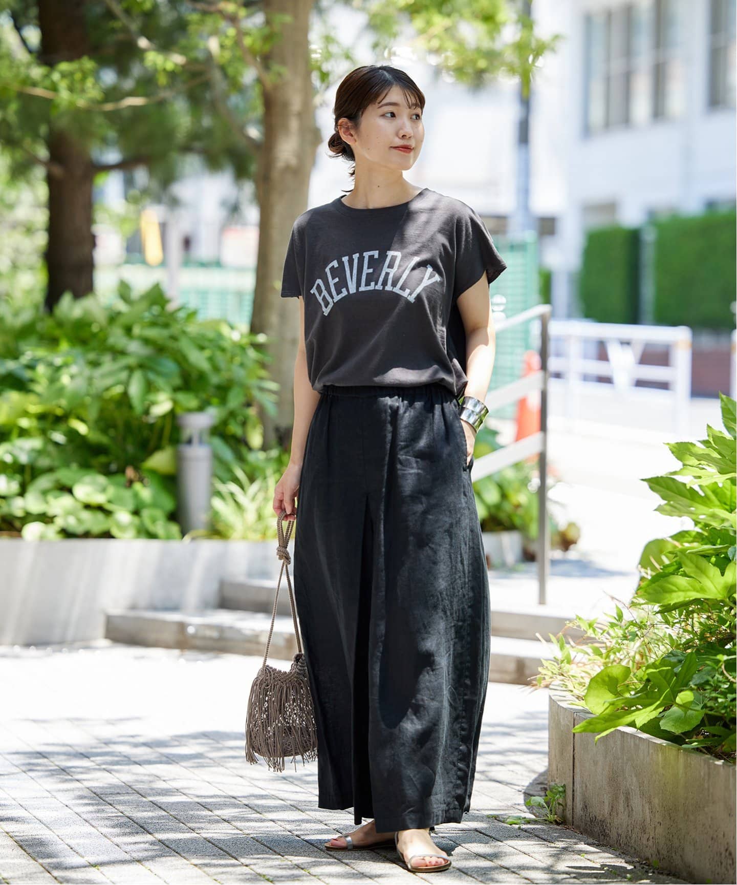 WEB限定追加3》リネン タックキュロット（その他パンツ）｜JOURNAL