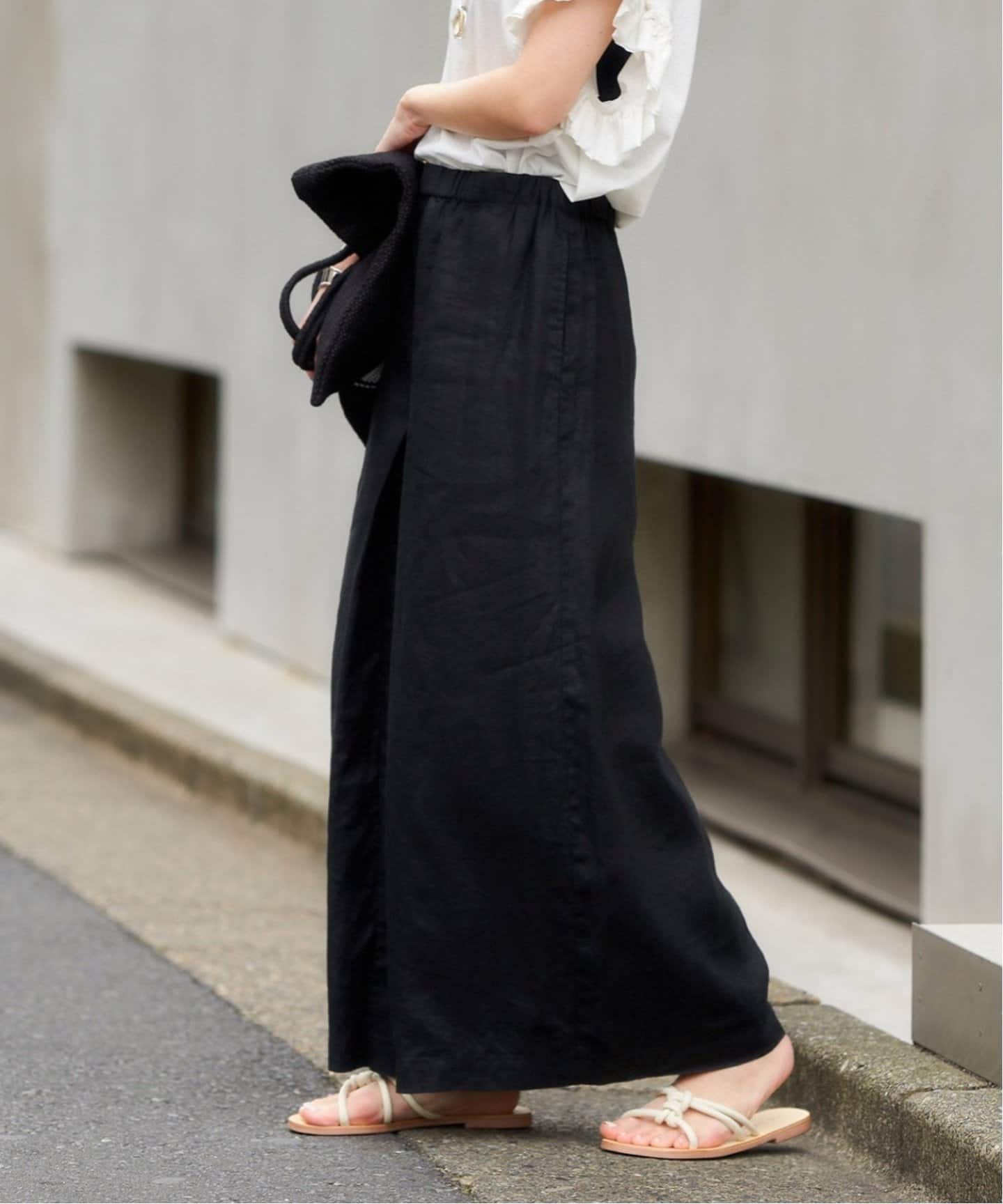 WEB限定追加3》リネン タックキュロット（その他パンツ）｜JOURNAL