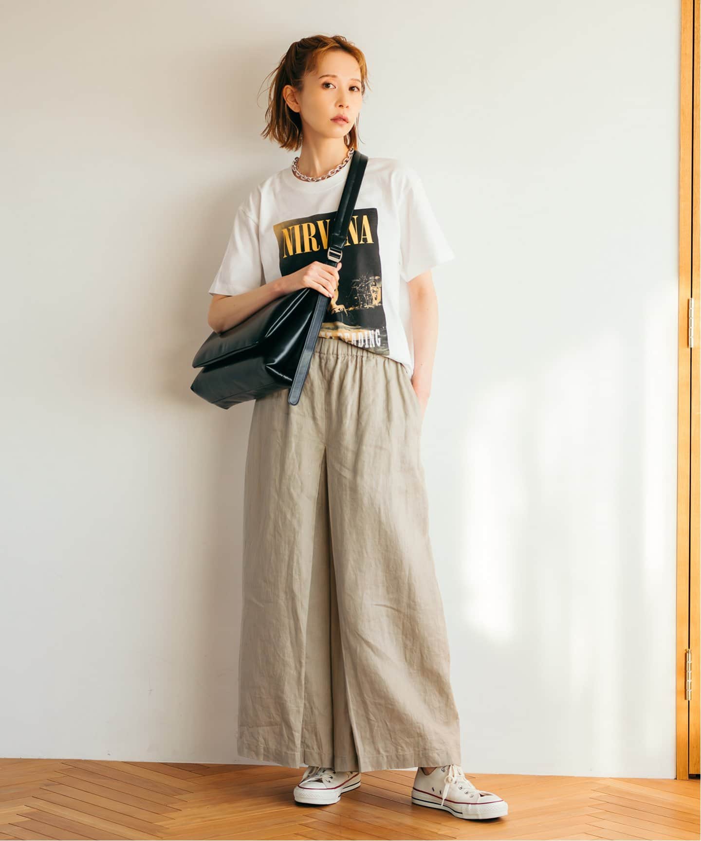 WEB限定追加3》リネン タックキュロット（その他パンツ）｜JOURNAL