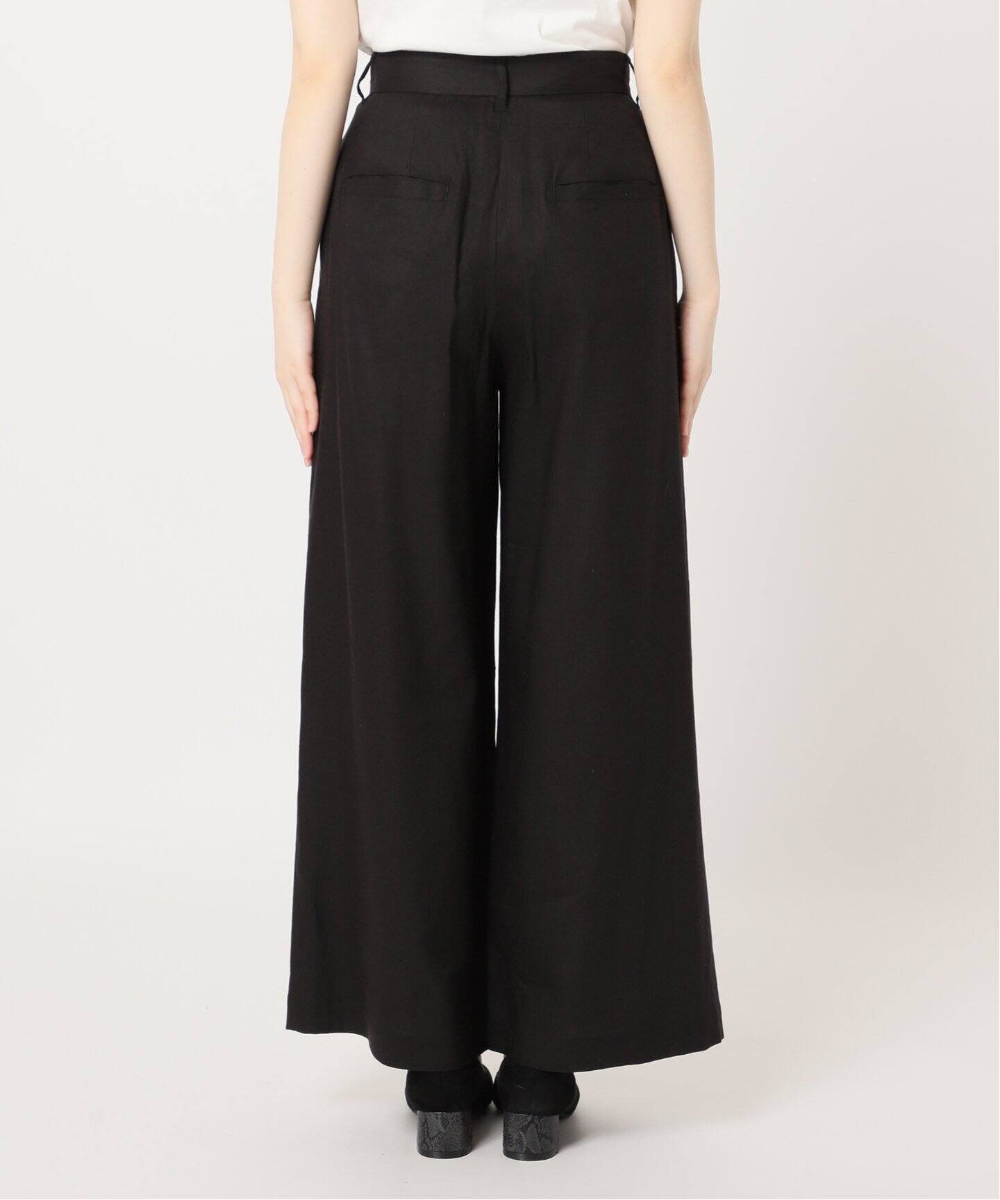 リネンブレンドタックワイドパンツ（その他パンツ）｜JOURNAL STANDARD  
