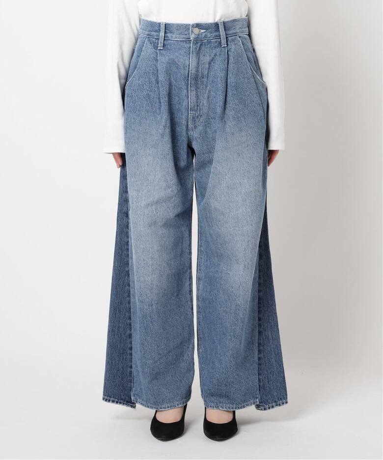 追加3》2タックワイドデニムパンツ（デニムパンツ・ジーンズ  