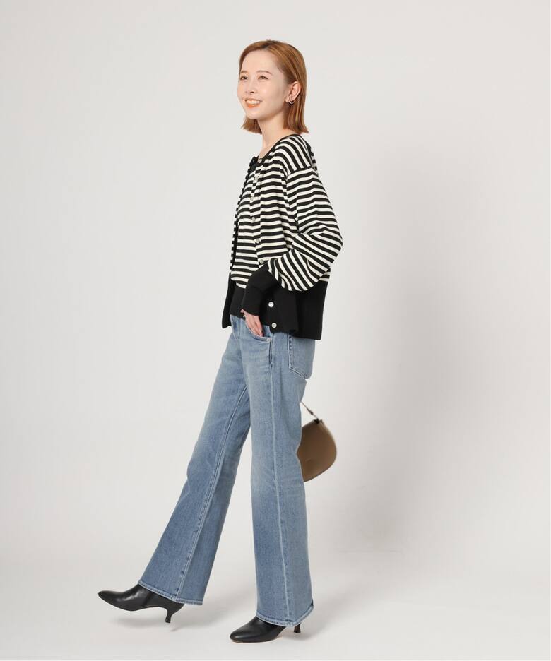 一部店舗＋WEB限定》Onda×JS リーンフレアデニムパンツ（デニムパンツ 