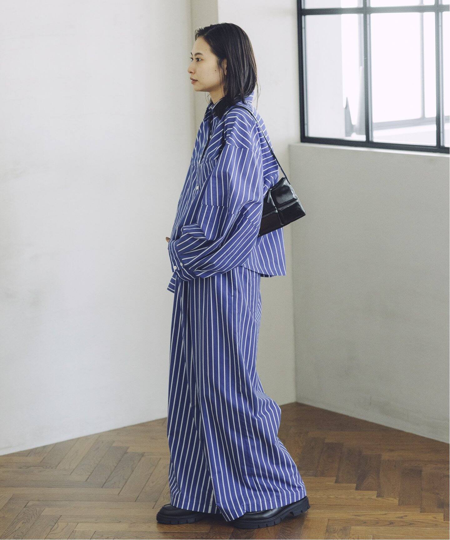 KMKM JOURNALSTANDARD タスランクロスベスト シャツクロスワイドパンツ（スラックス）｜JOURNAL STANDARD