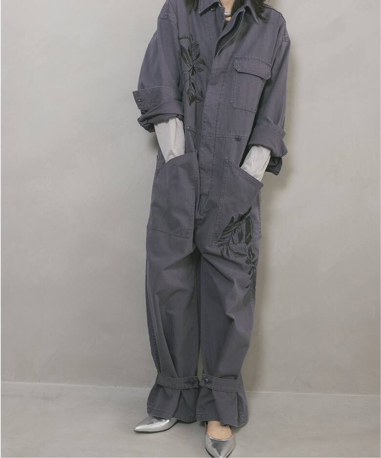 エンブロイダリーユーティリティオールインワン（つなぎ  