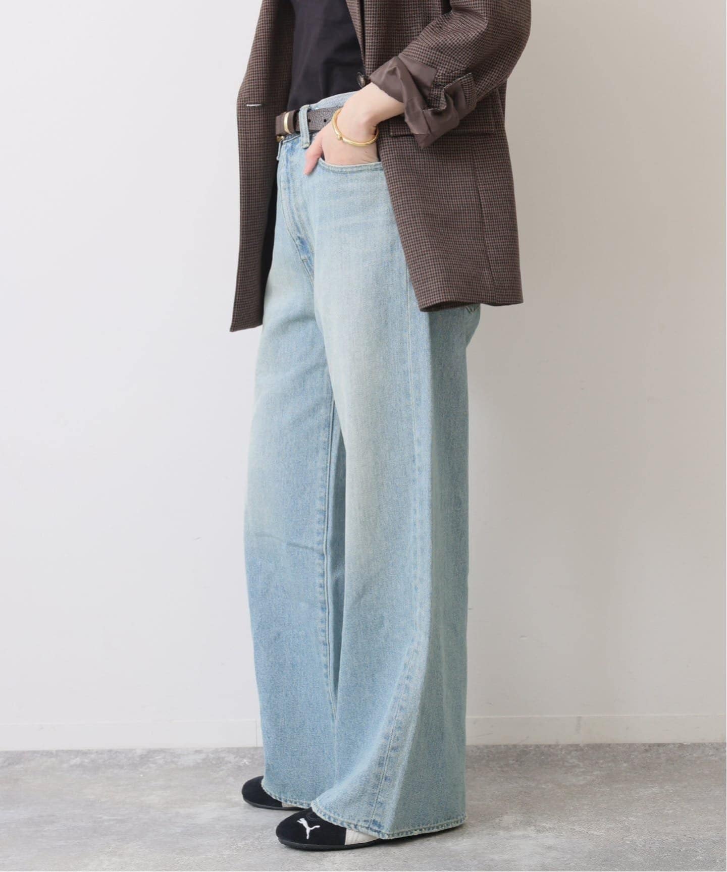 JOURNAL STANDARD 12.5ozルーズデニムパンツ　38 ブルー 追加2》12.5ozルーズデニムパンツ（デニムパンツ・ジーンズ